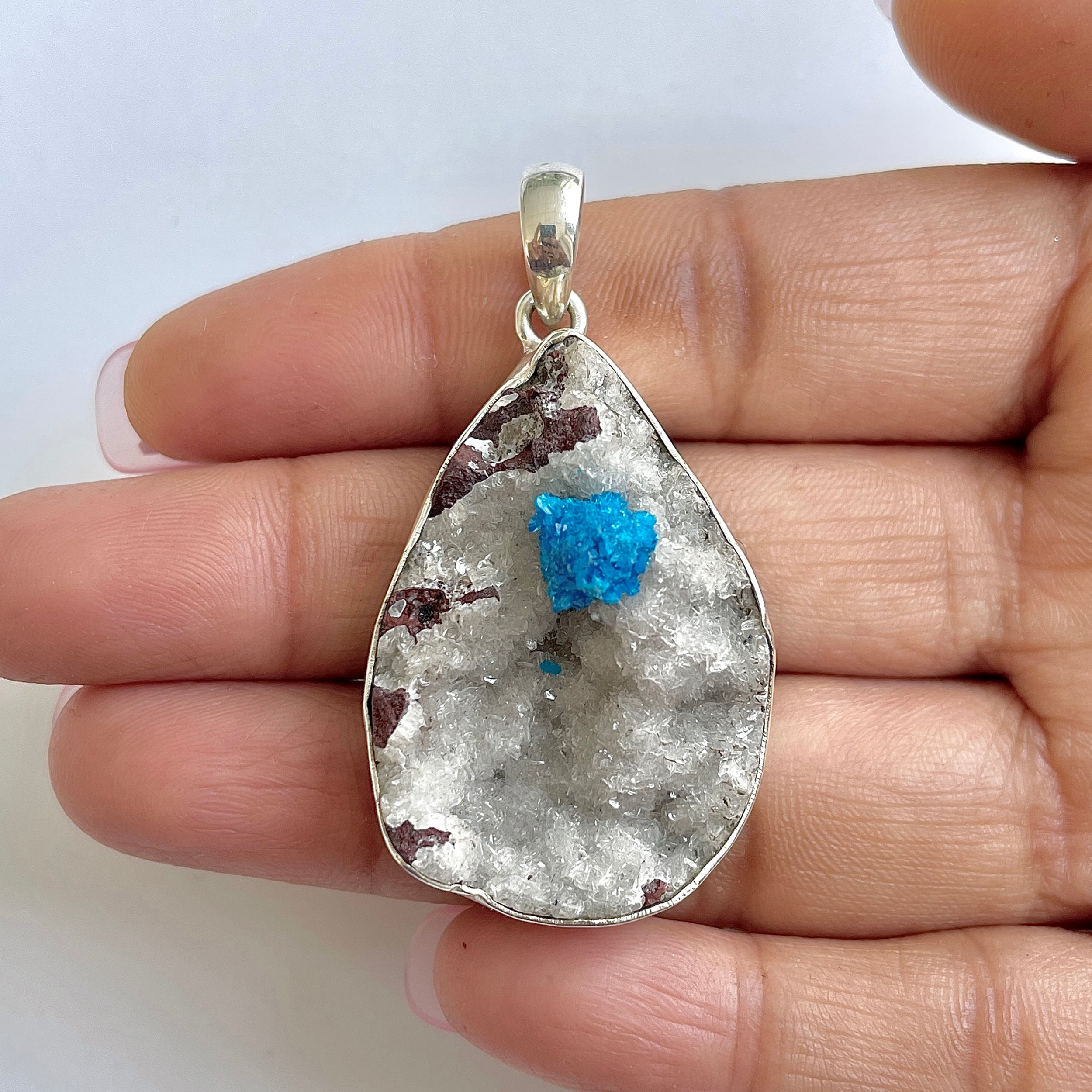 Cavansite Pendant-(CVS-1-4)