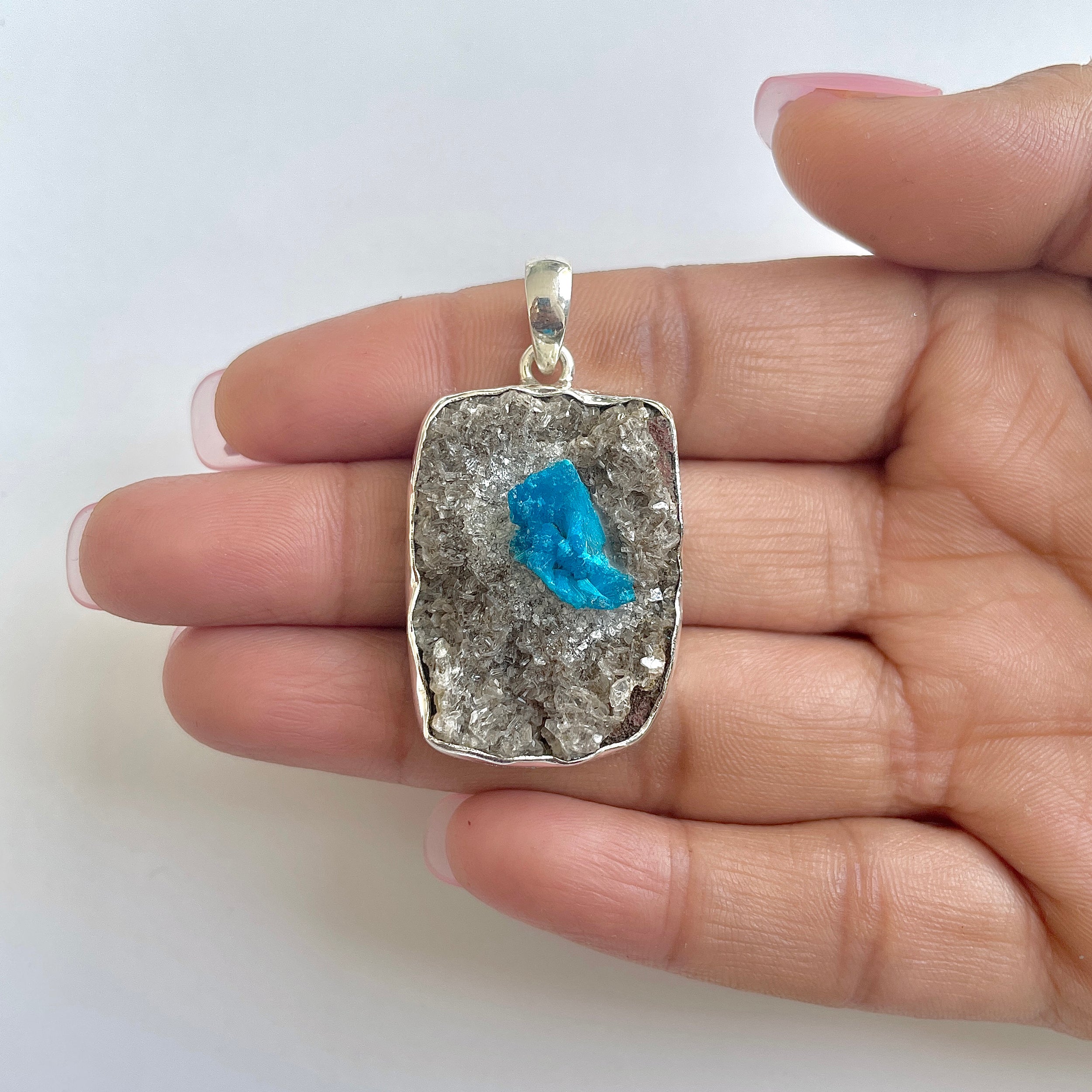 Cavansite Pendant-(CVS-1-6)