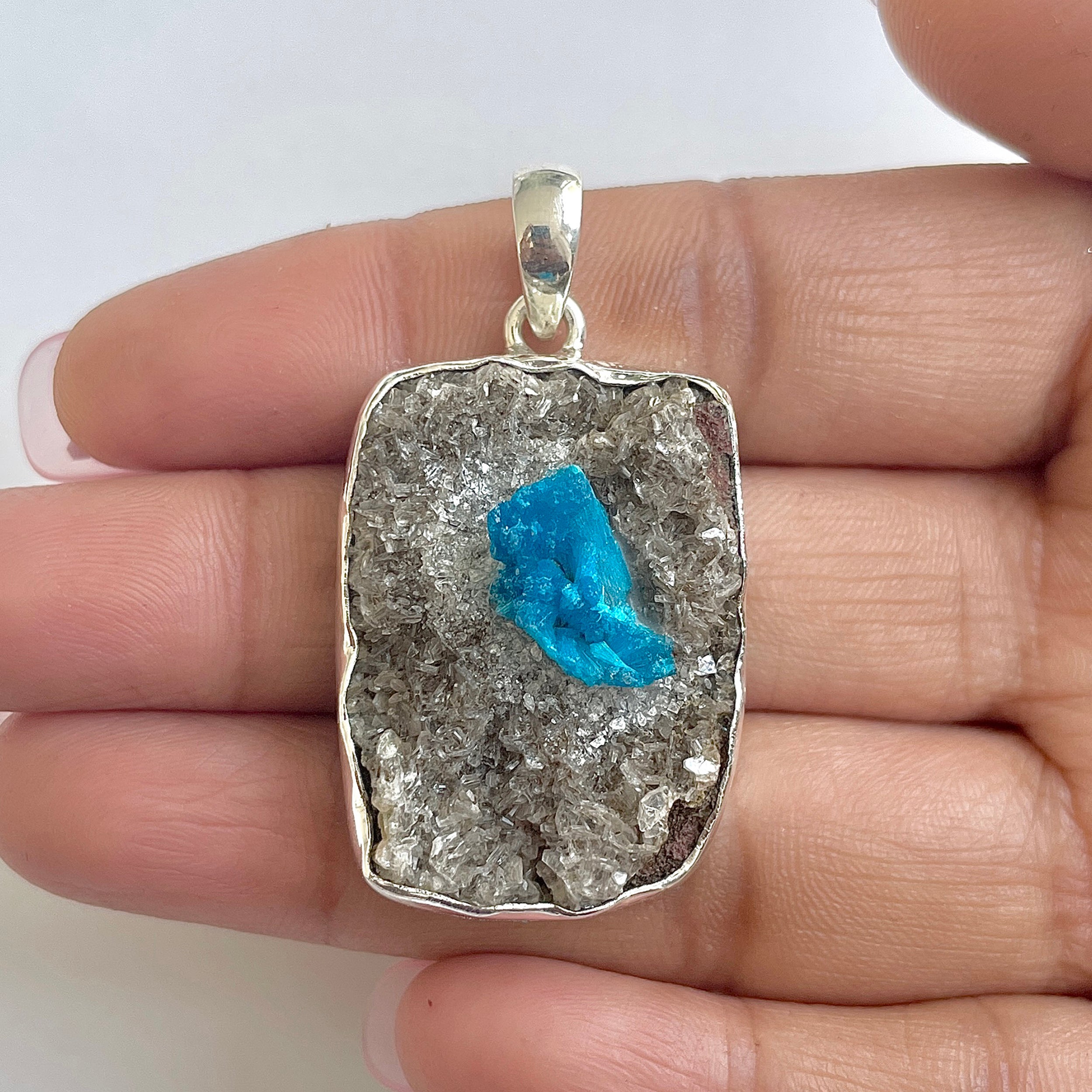 Cavansite Pendant-(CVS-1-6)