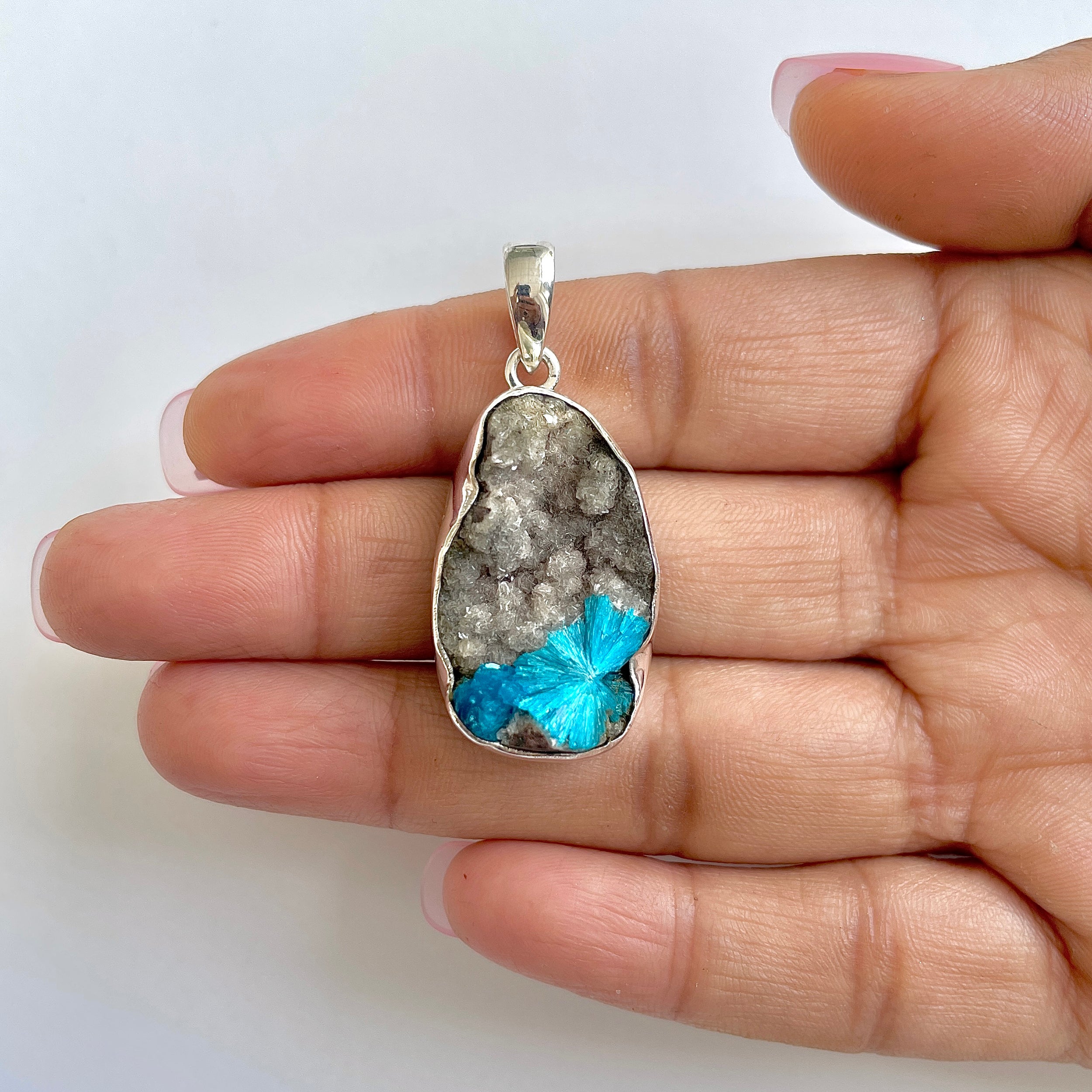 Cavansite Pendant-(CVS-1-7)