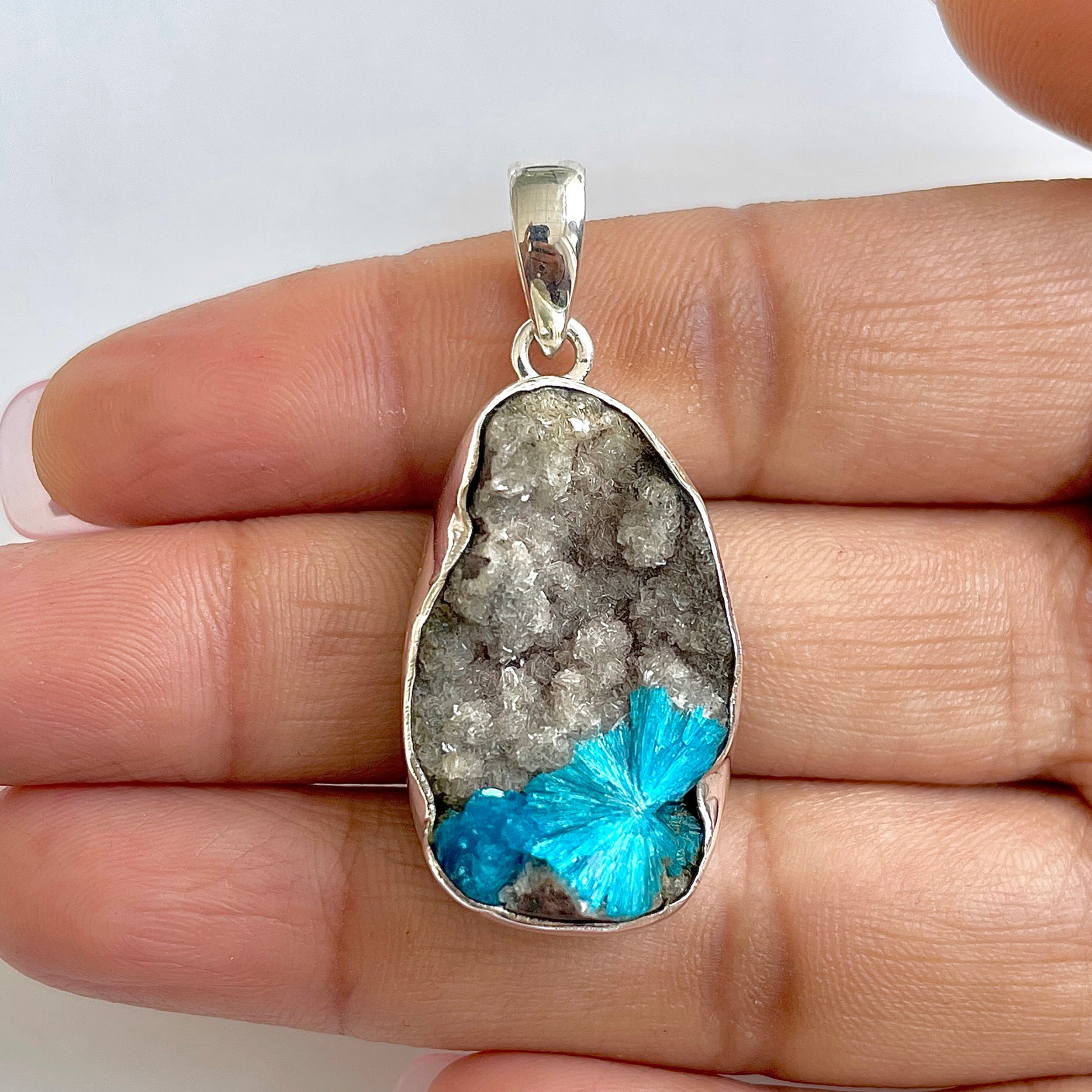 Cavansite Pendant-(CVS-1-7)