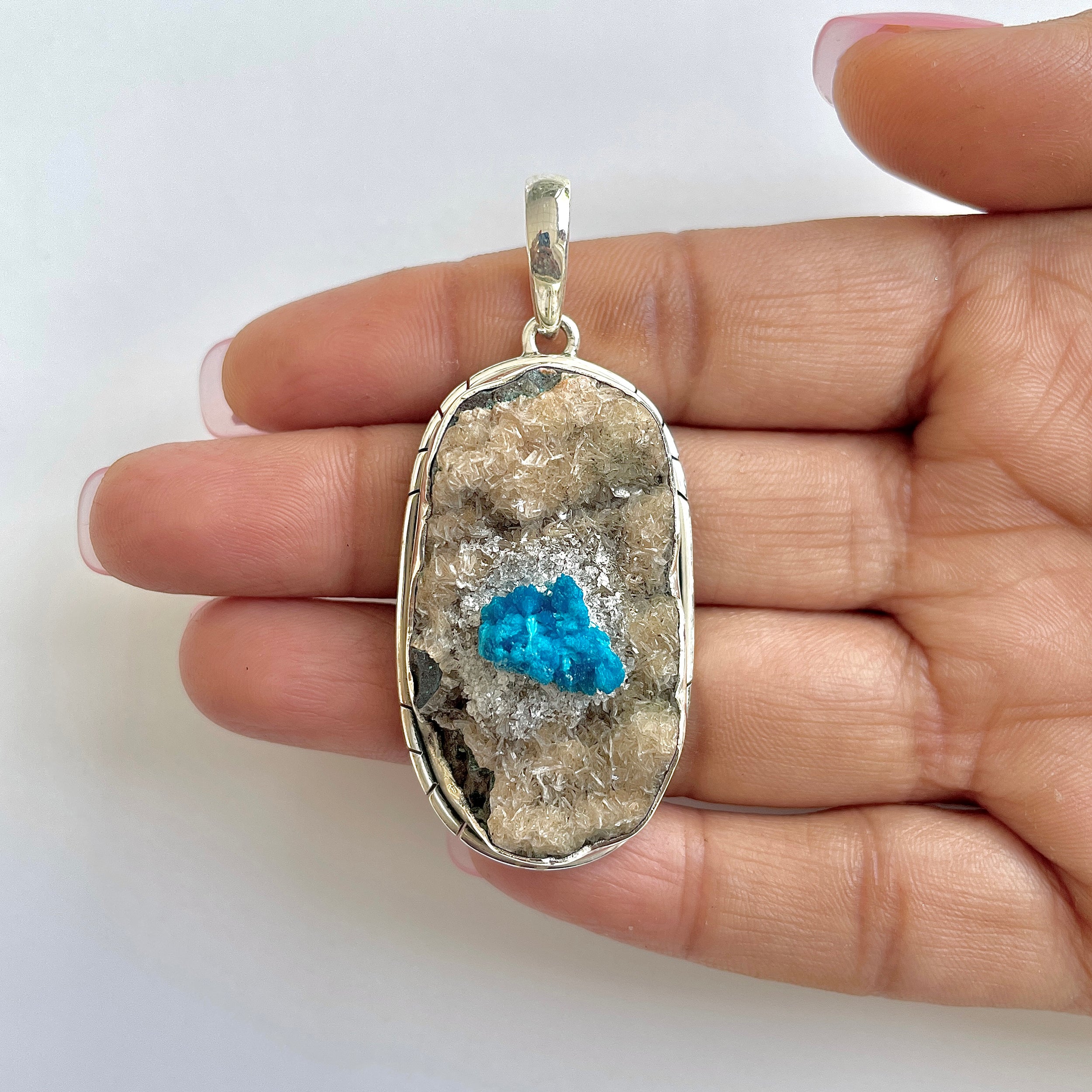 Cavansite Pendant-(CVS-1-8)