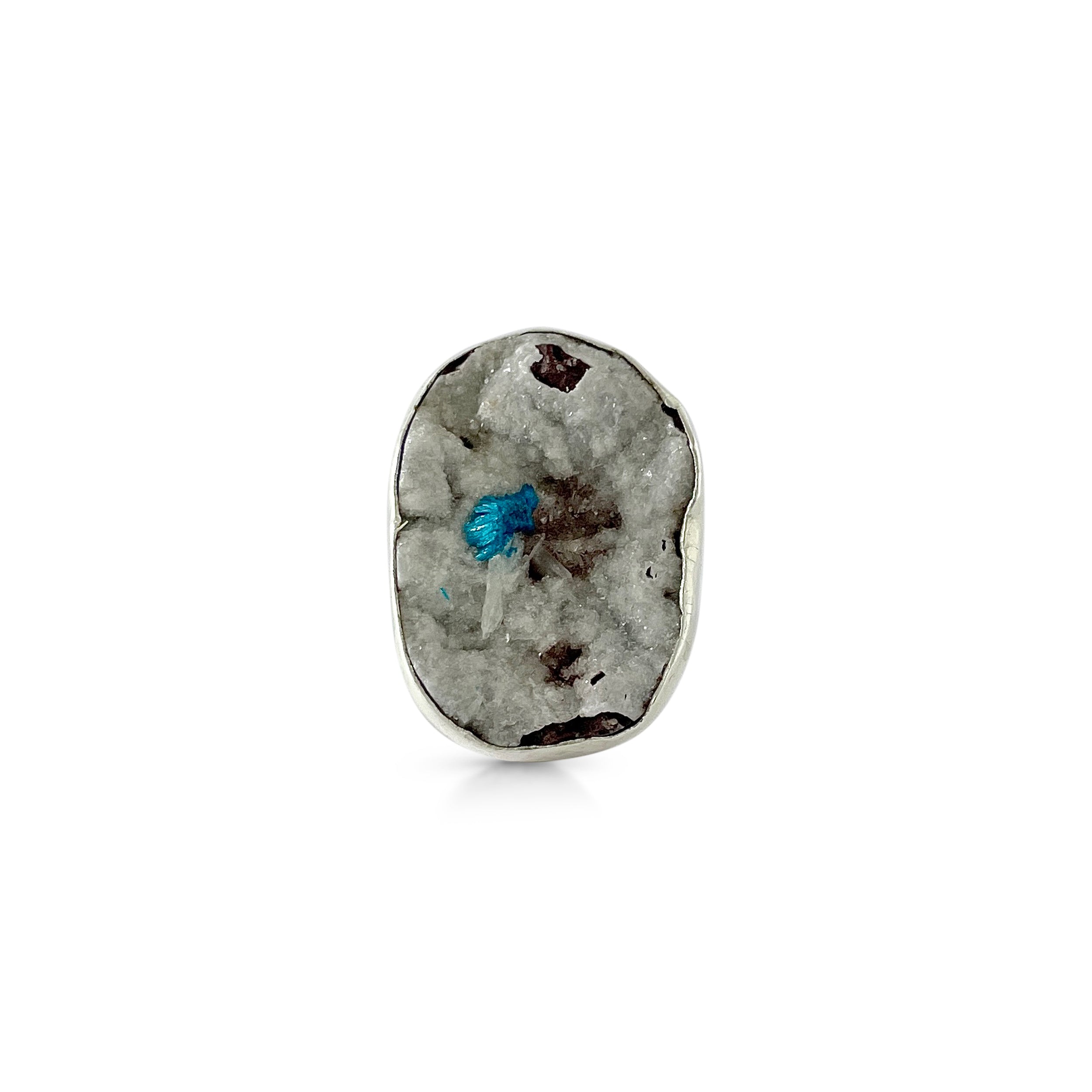 Cavansite Ring-(CVS-2-10)