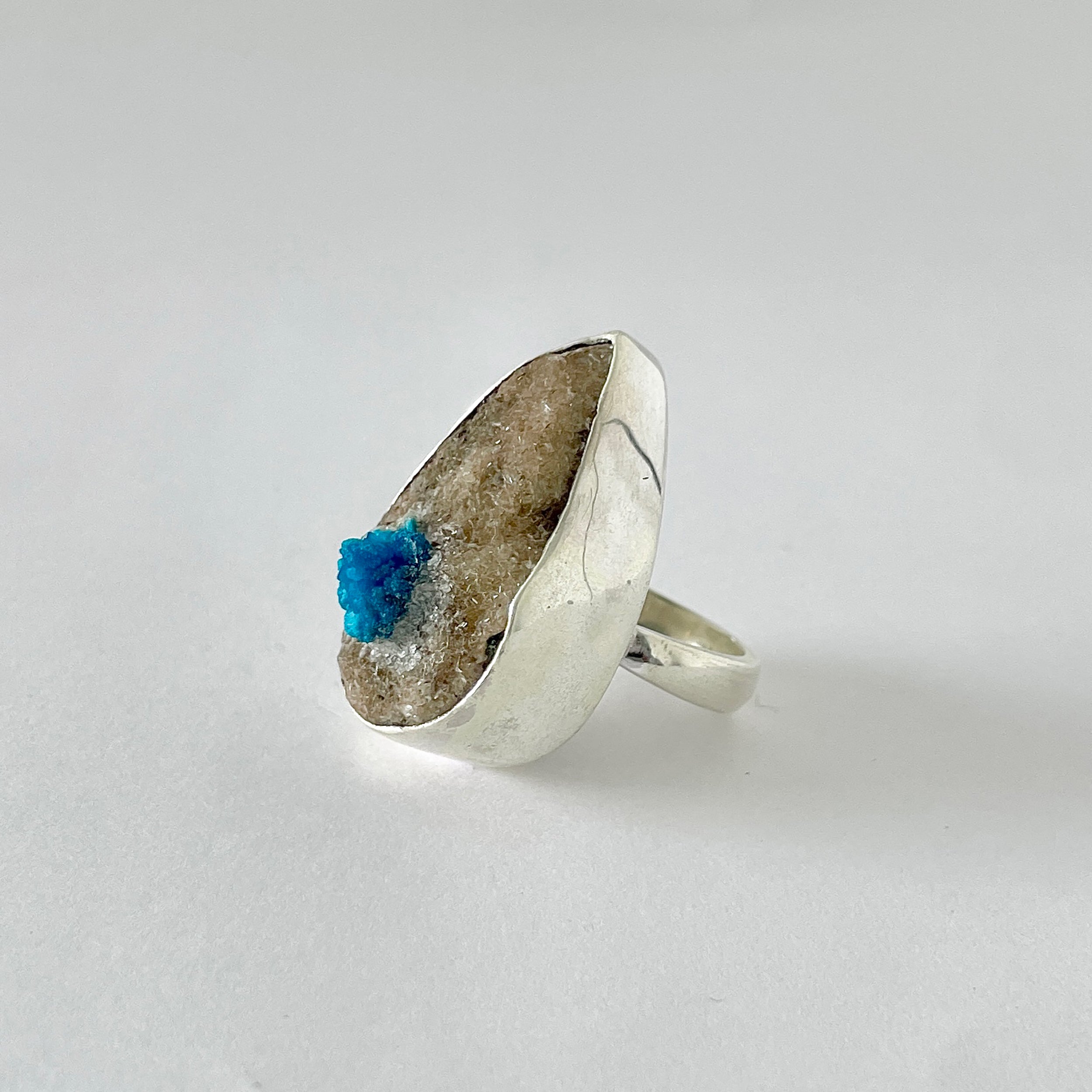 Cavansite Ring-(CVS-2-11)
