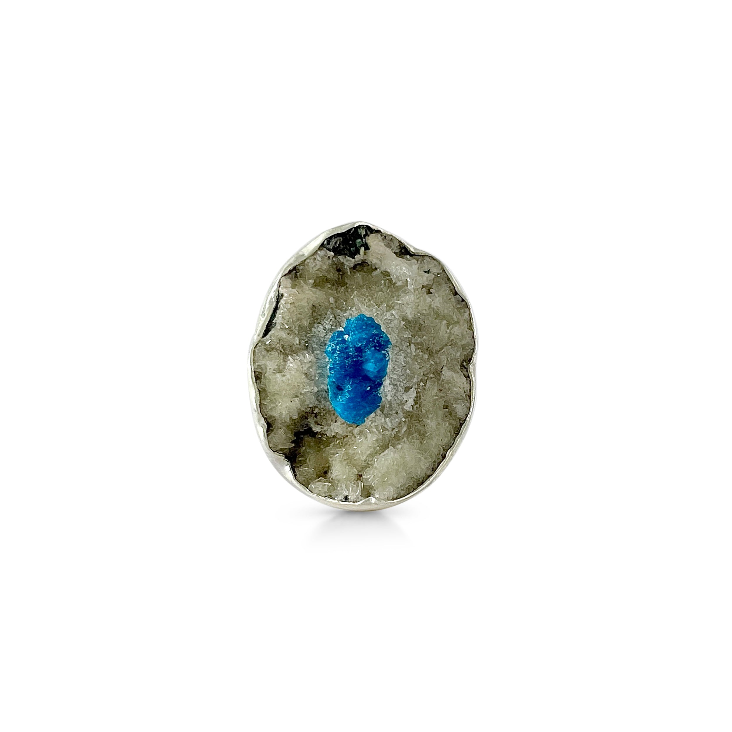 Cavansite Ring-(CVS-2-13)