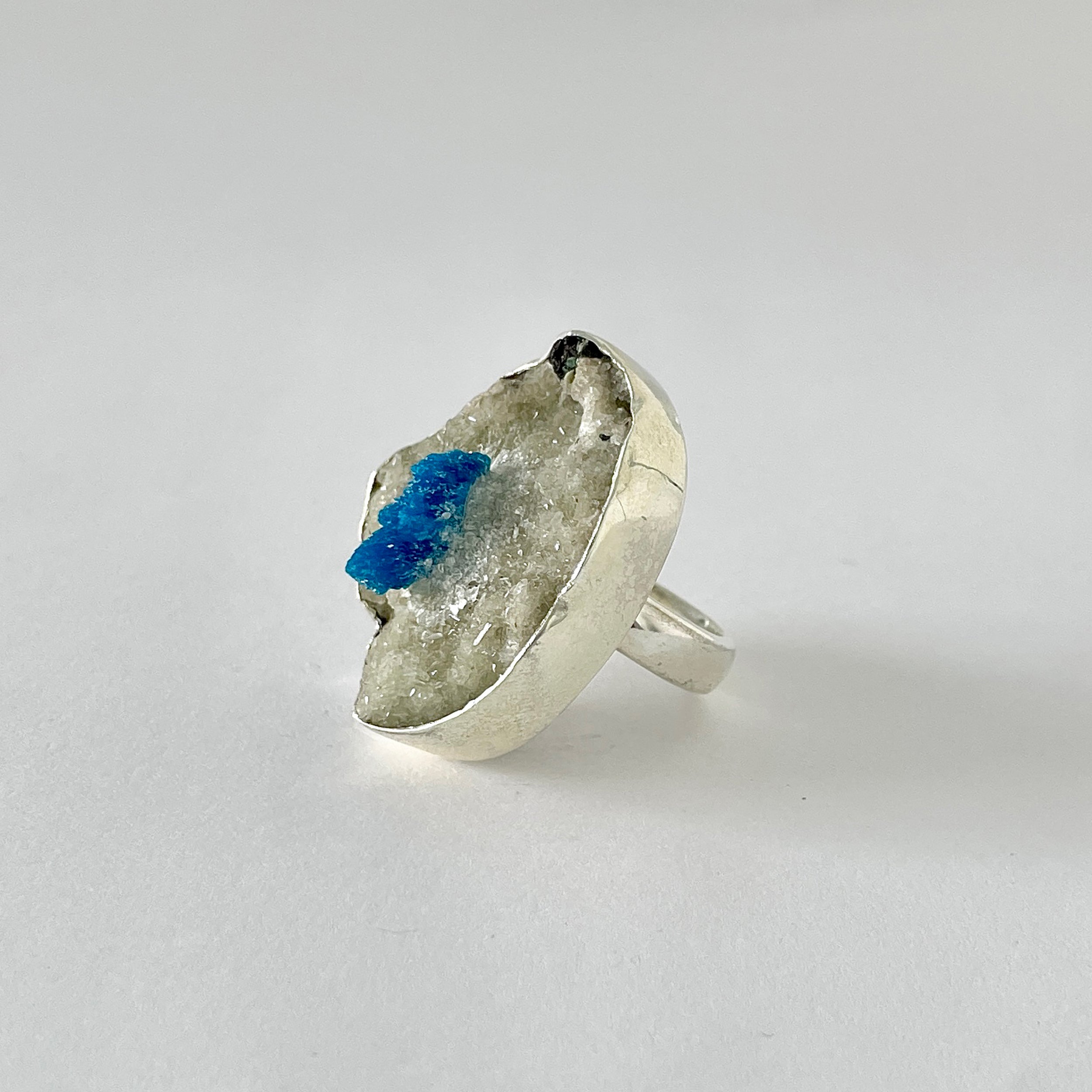 Cavansite Ring-(CVS-2-13)