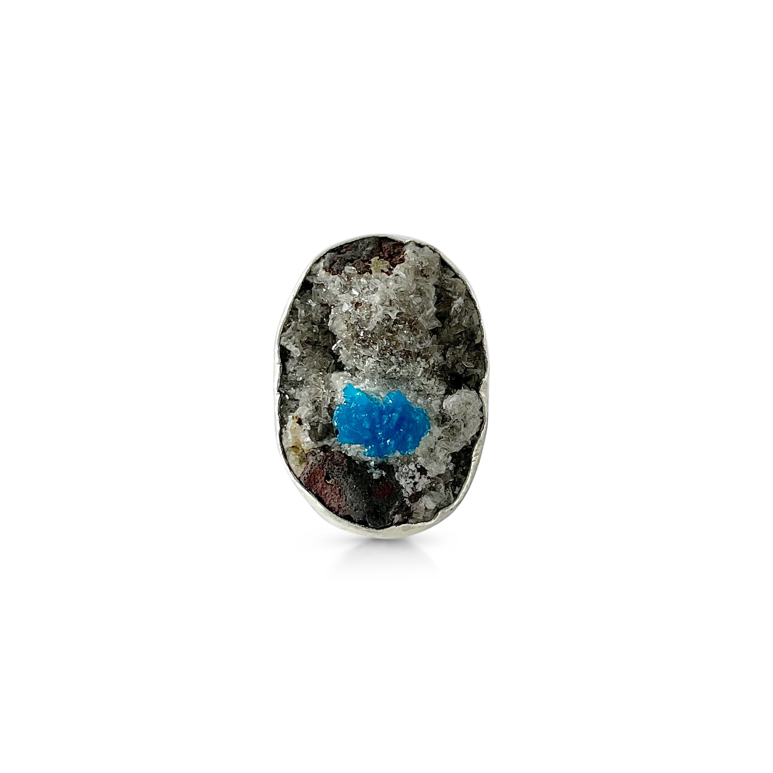 Cavansite Ring-(CVS-2-2)