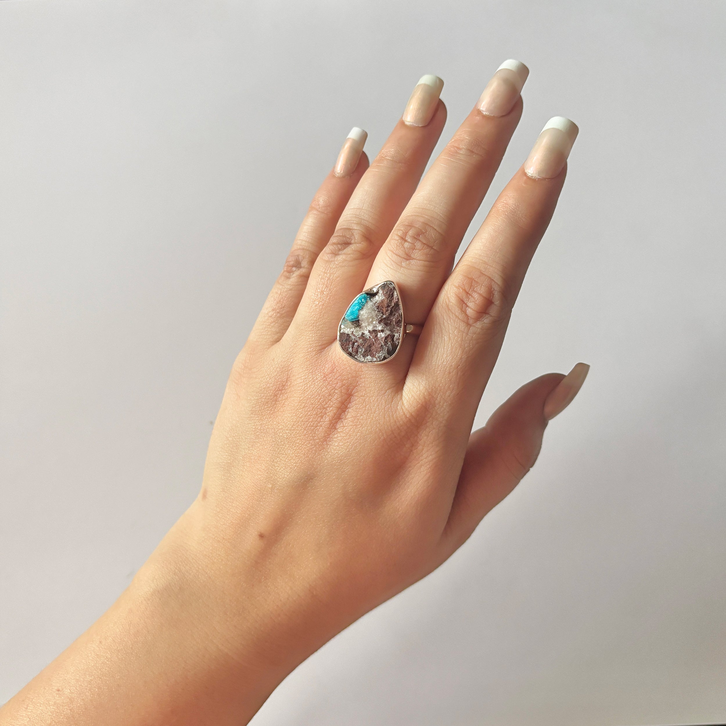 Cavansite Ring-(CVS-2-5)