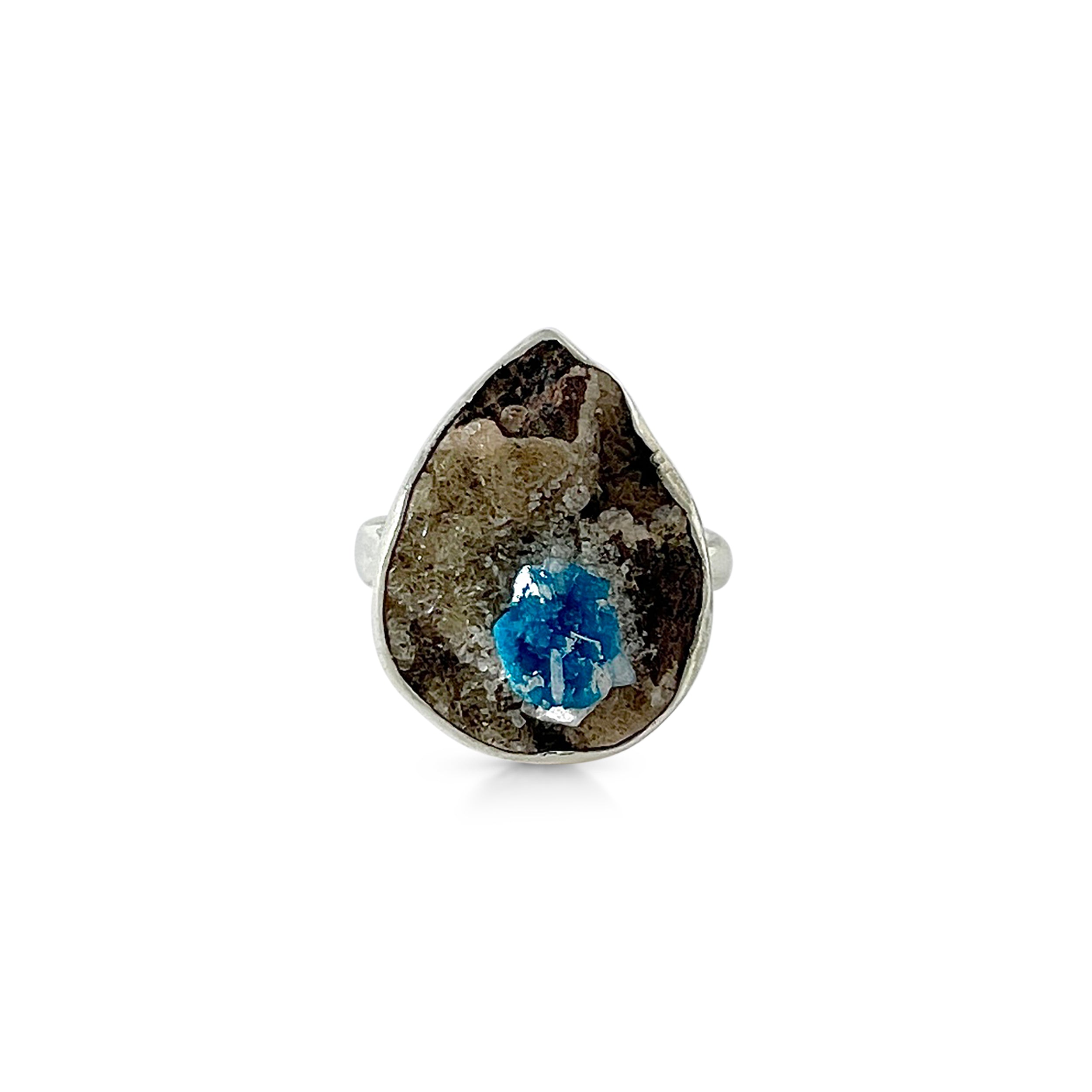 Cavansite Ring-(CVS-2-8)