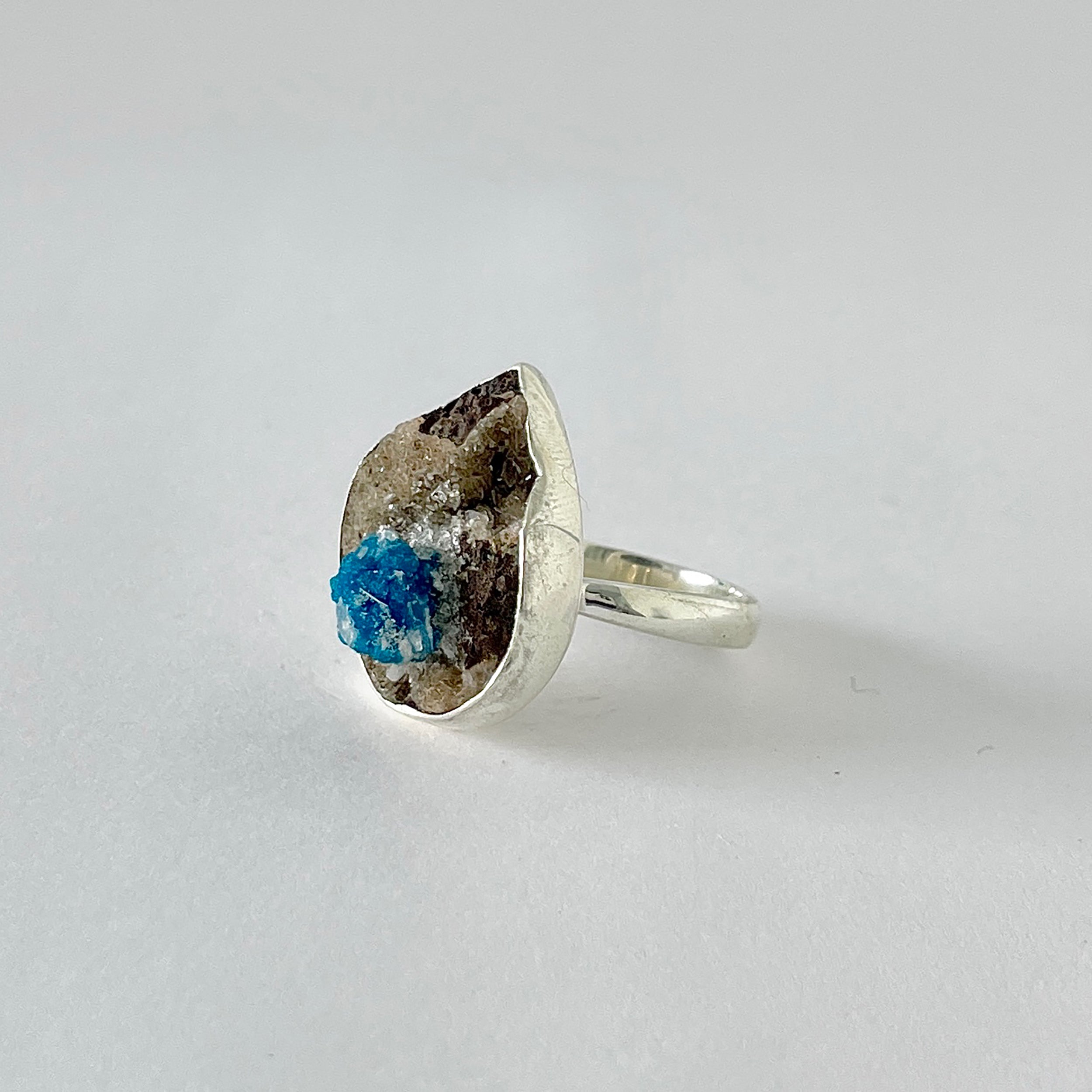 Cavansite Ring-(CVS-2-8)