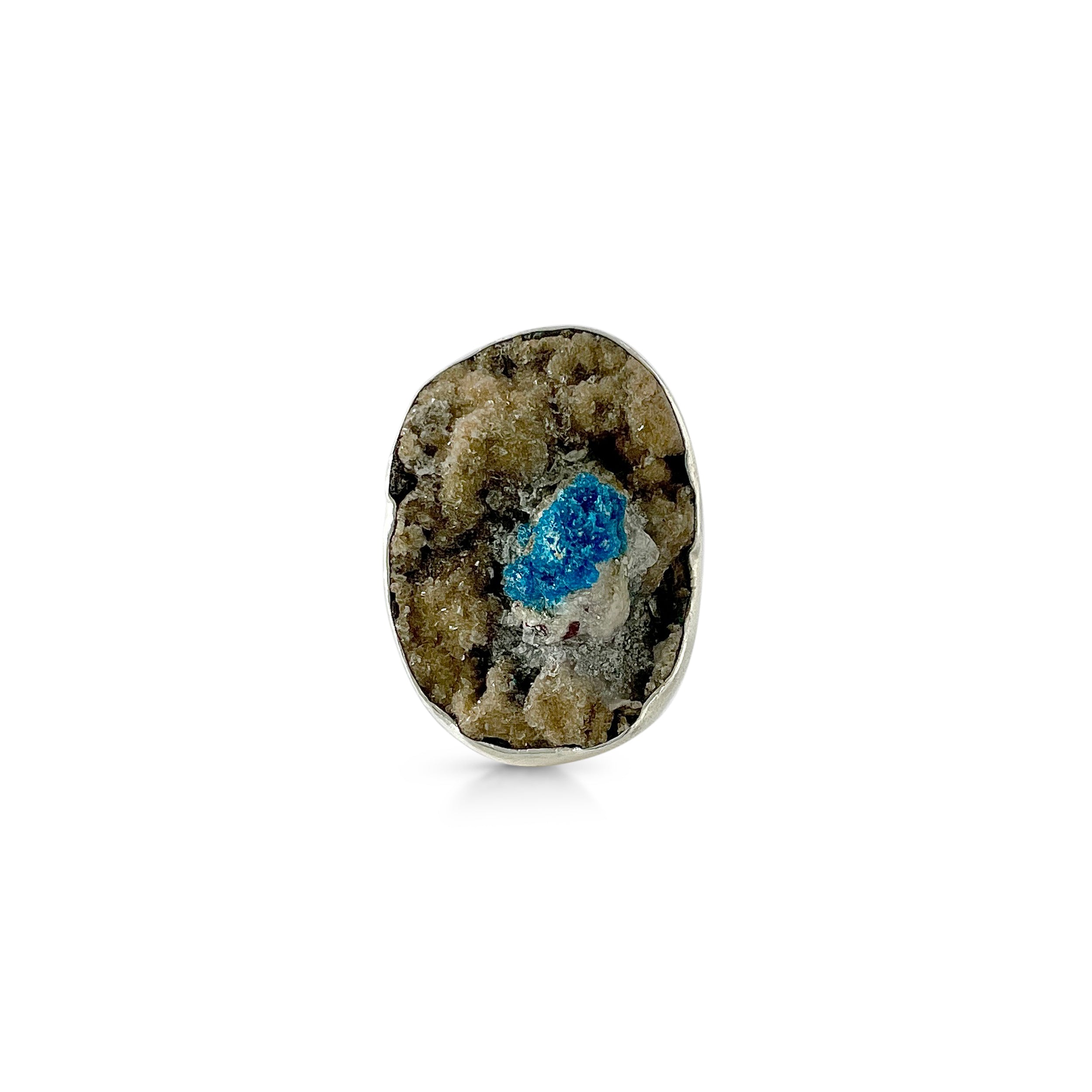 Cavansite Ring-(CVS-2-9)