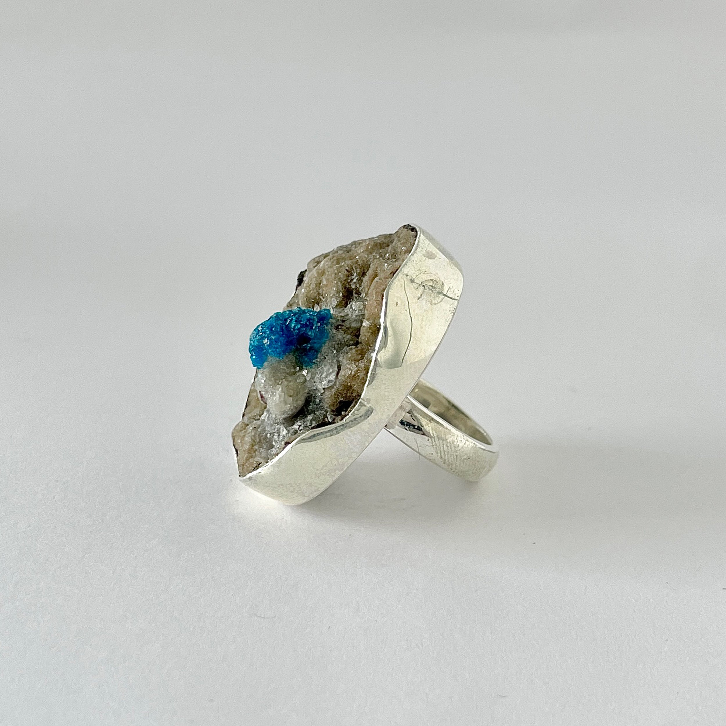Cavansite Ring-(CVS-2-9)