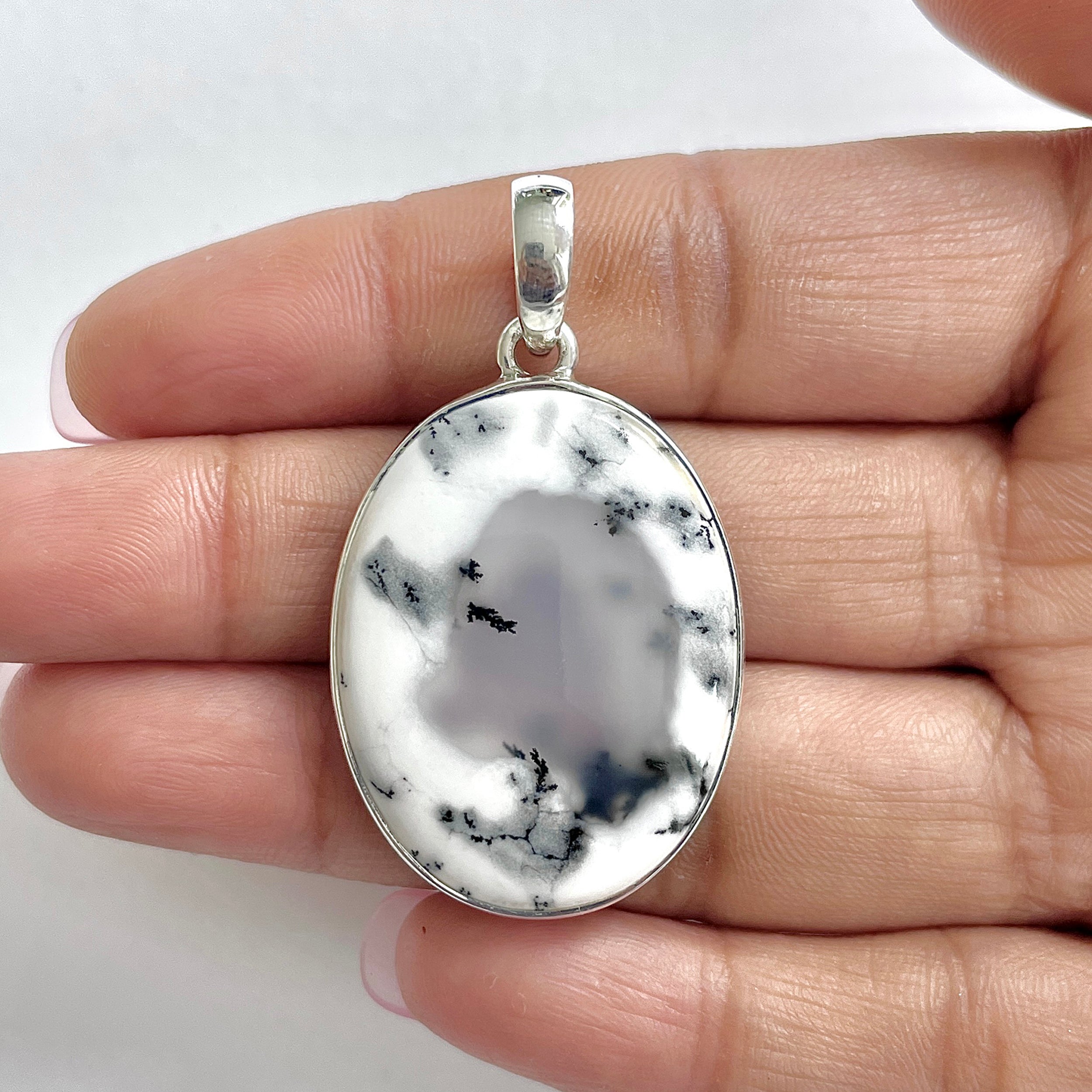Dendritic Agate Pendant-(DDA-1-14)
