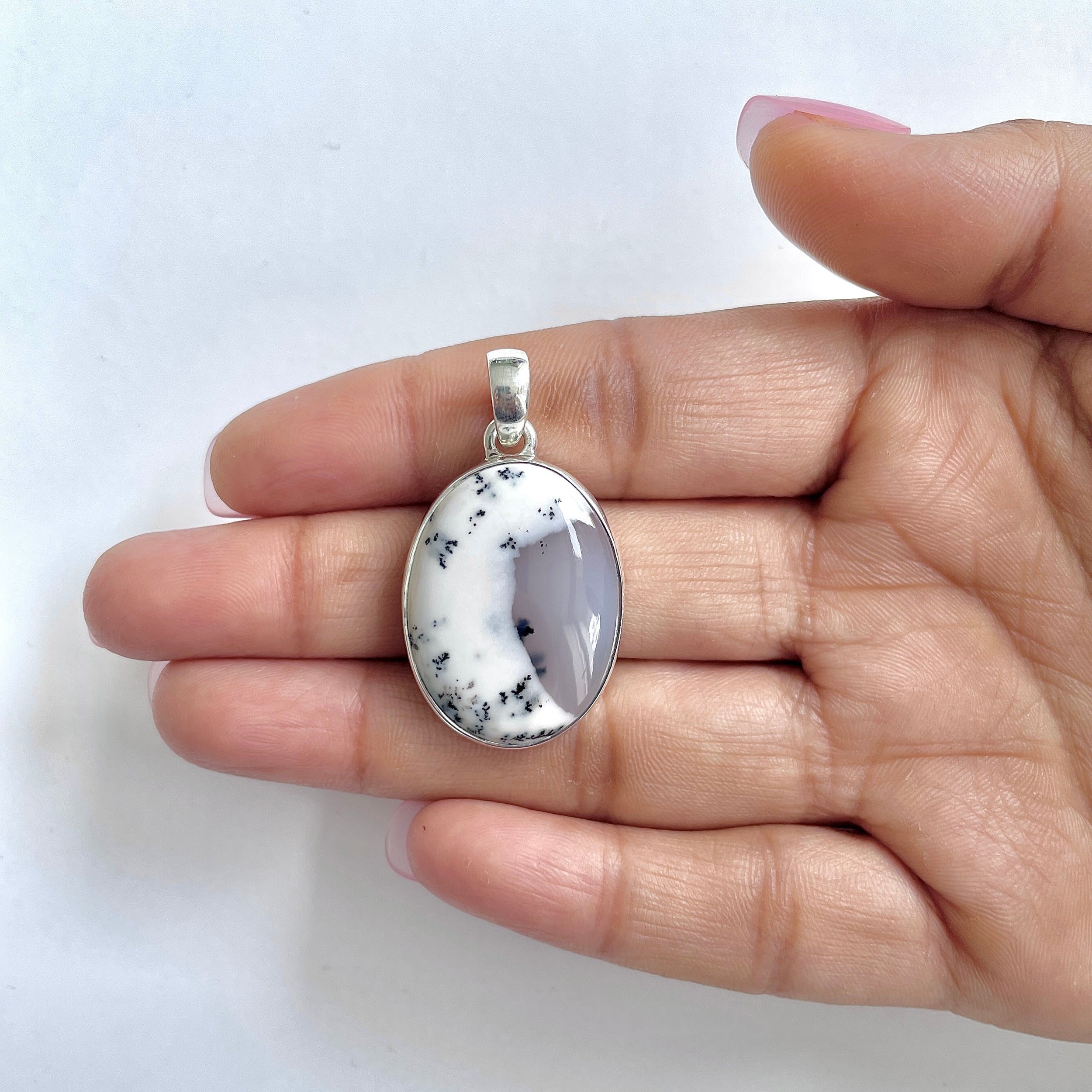 Dendritic Agate Pendant-(DDA-1-2)