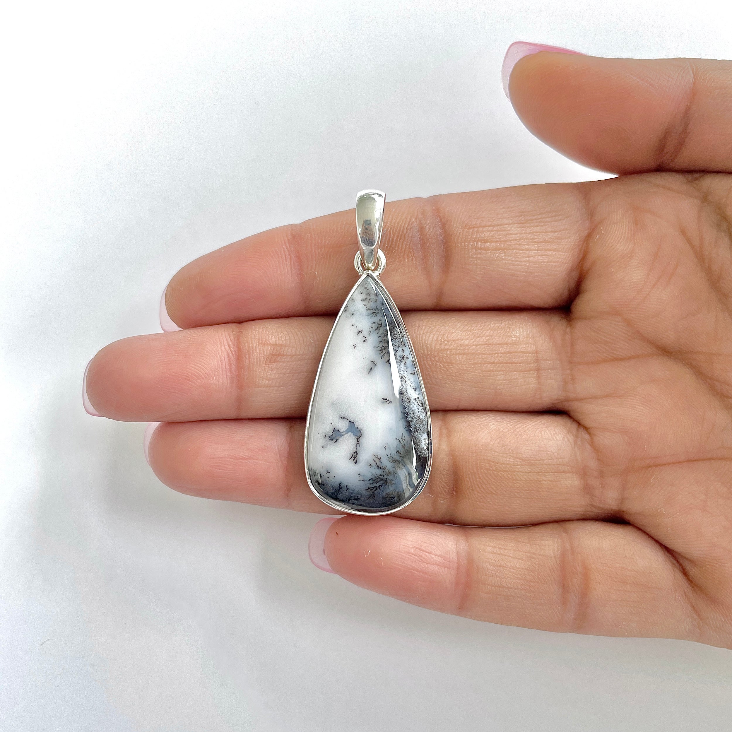 Dendritic Agate Pendant-(DDA-1-22)