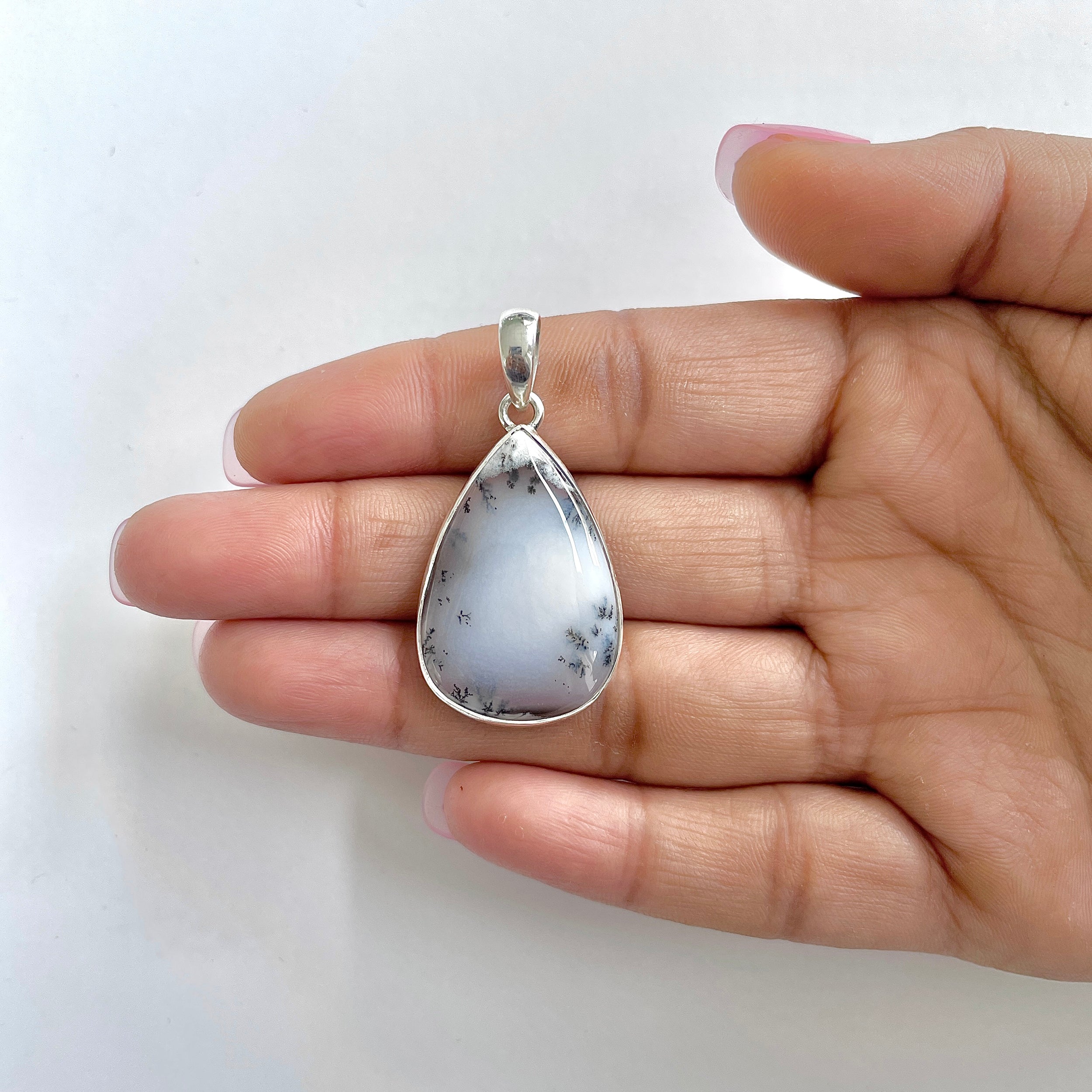 Dendritic Agate Pendant-(DDA-1-24)