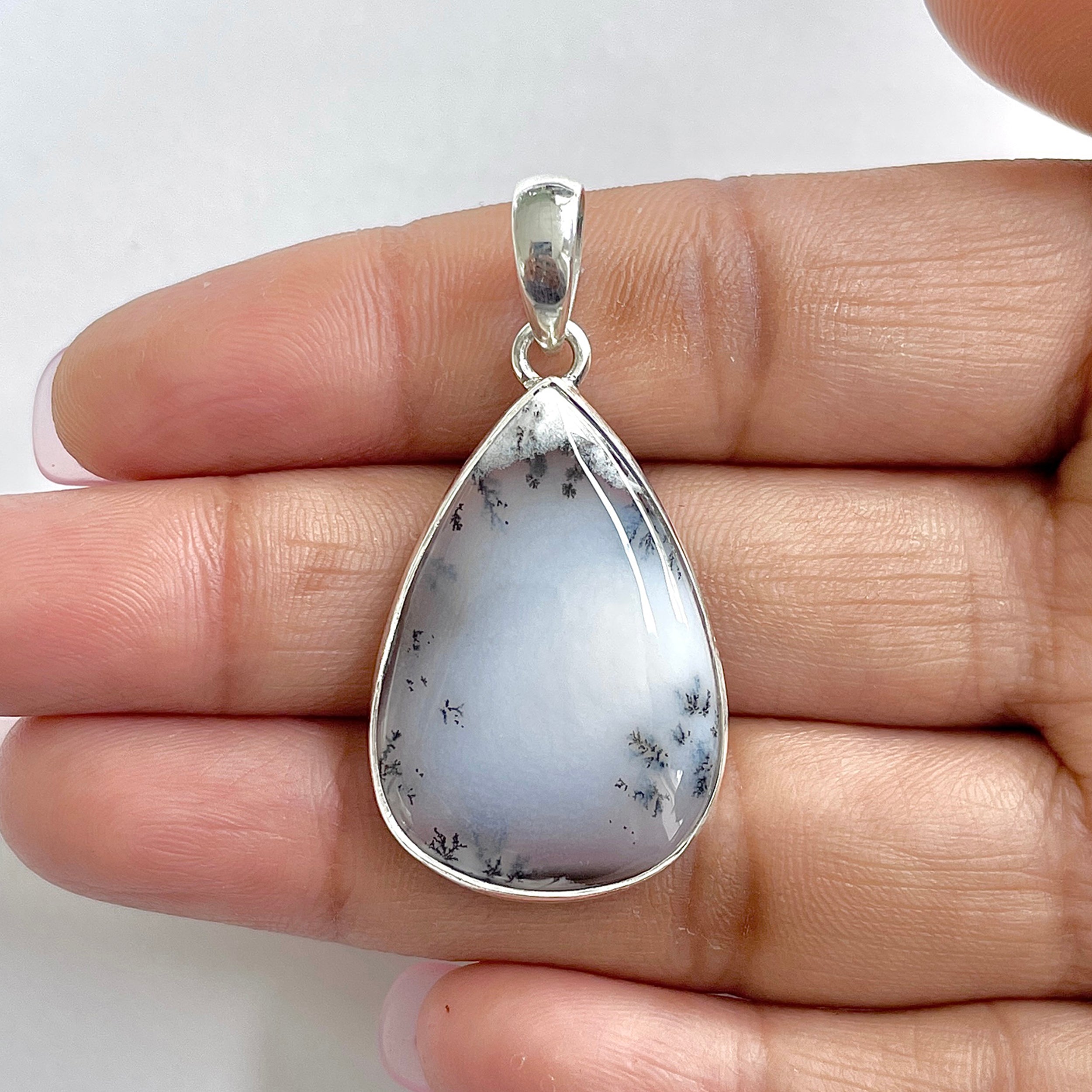 Dendritic Agate Pendant-(DDA-1-24)