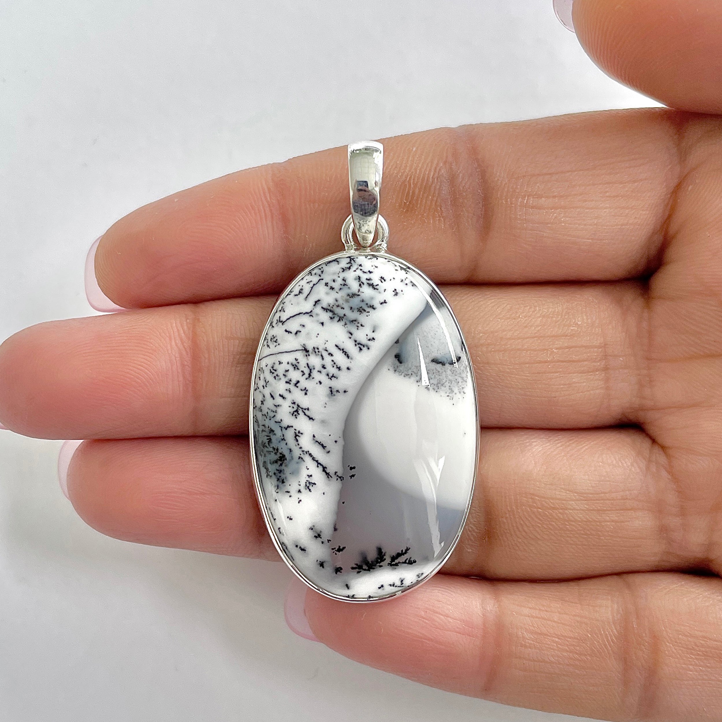 Dendritic Agate Pendant-(DDA-1-25)