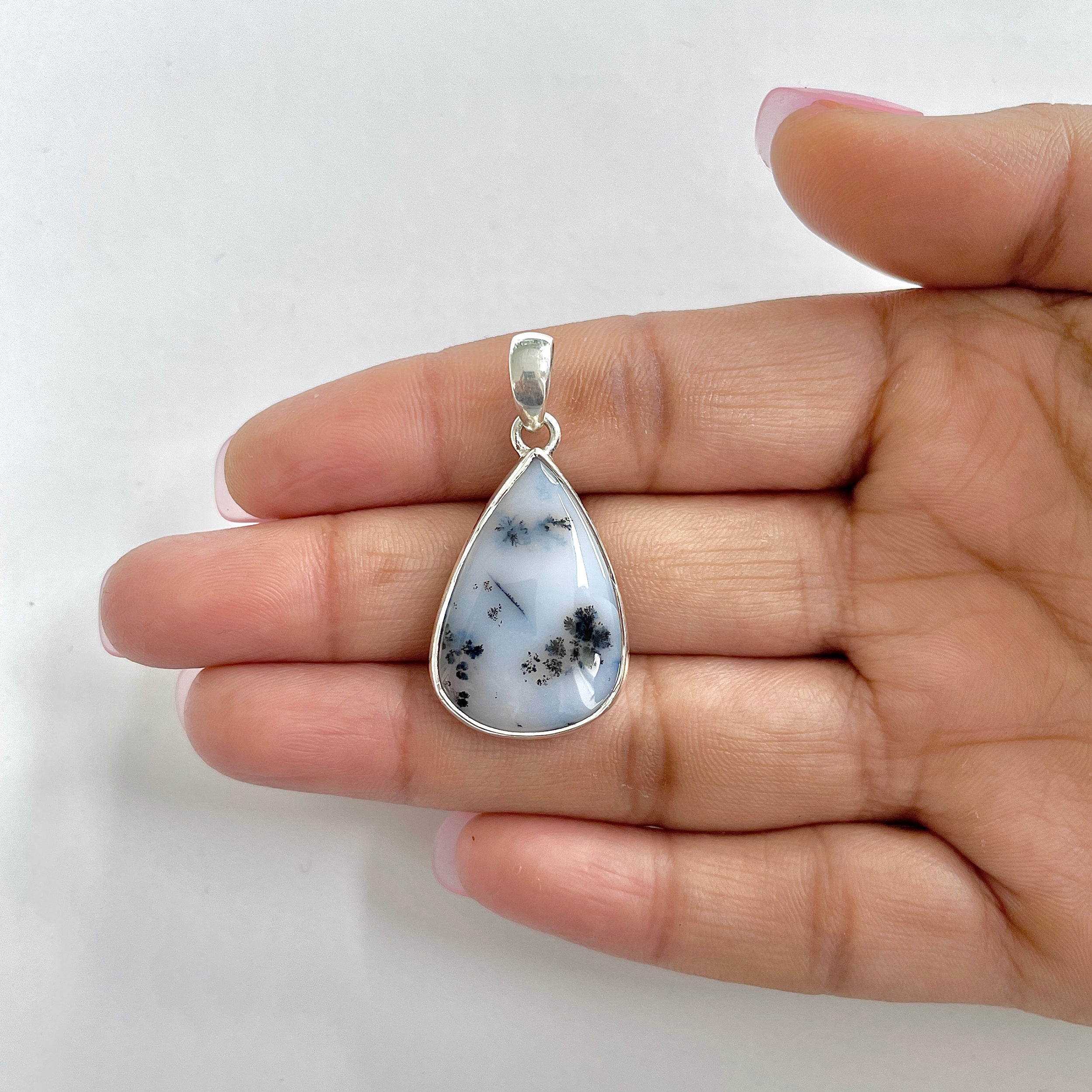 Dendritic Agate Pendant-(DDA-1-26)