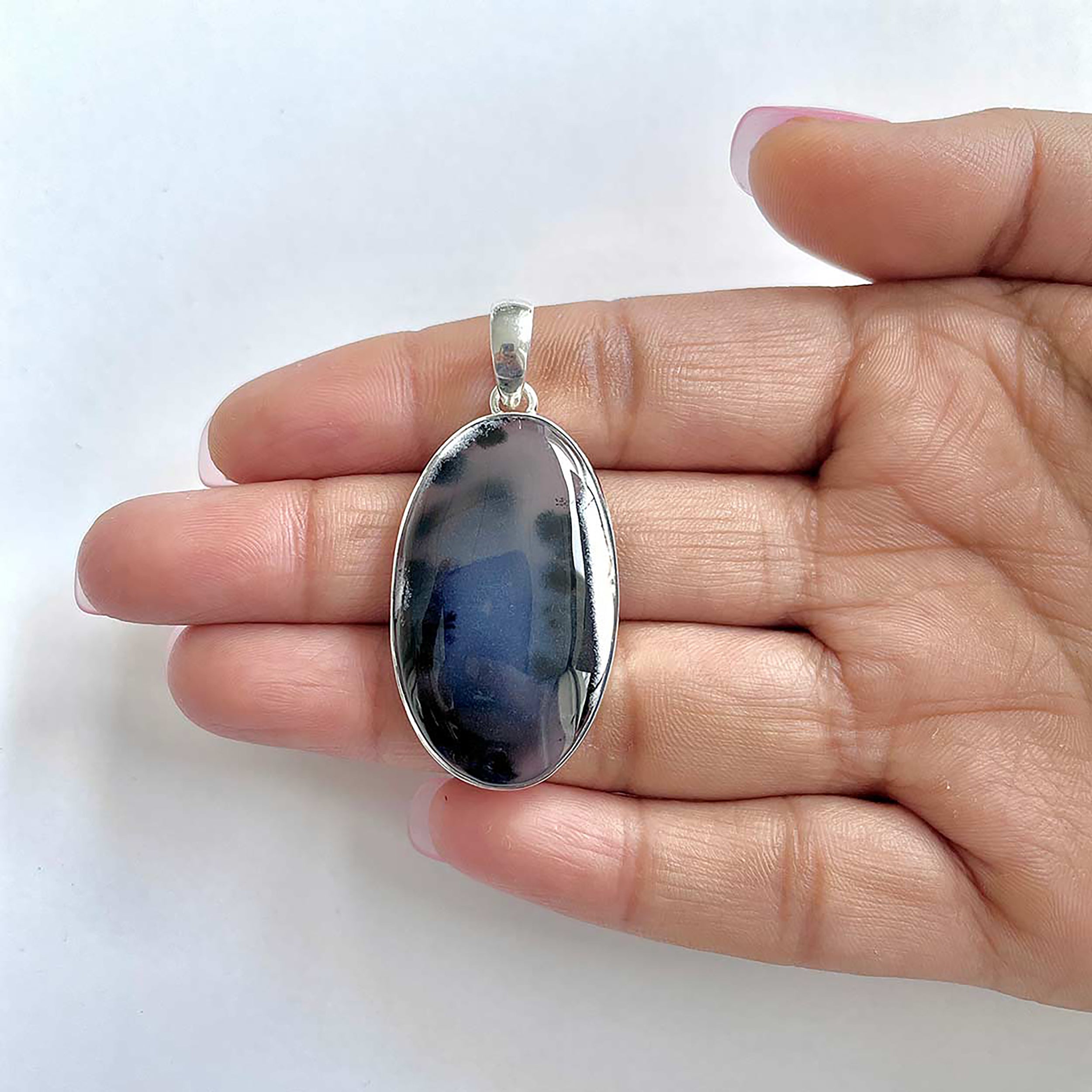 Dendritic Agate Pendant-(DDA-1-33)