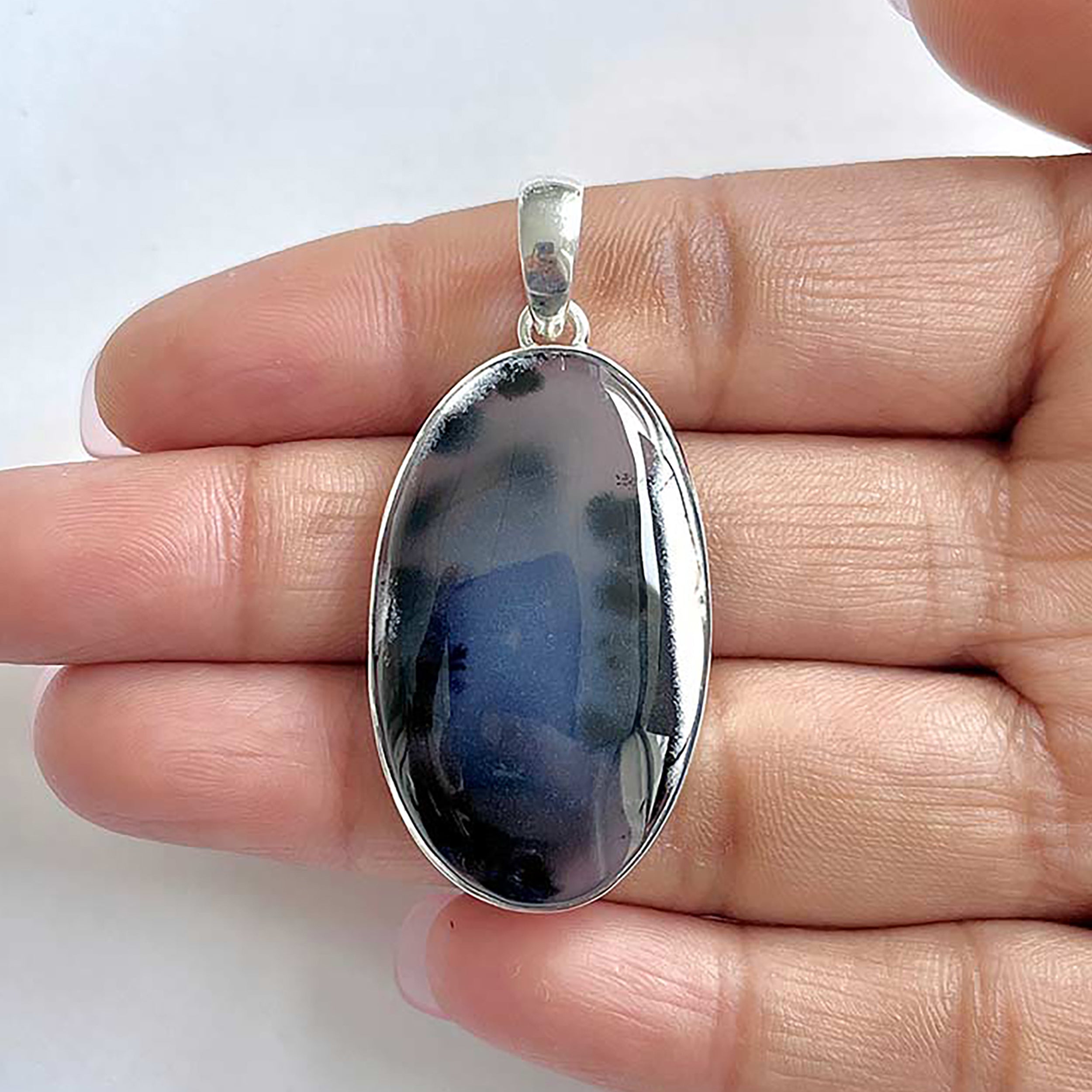 Dendritic Agate Pendant-(DDA-1-33)
