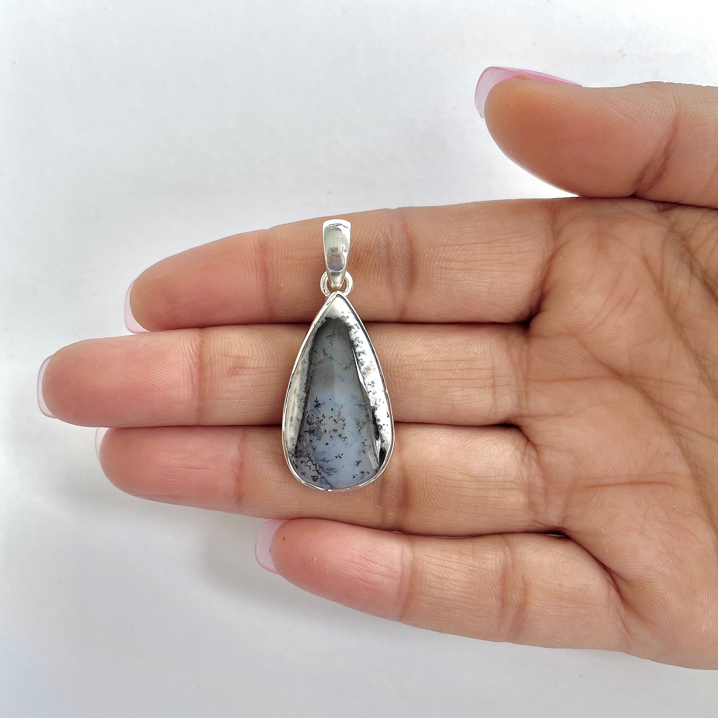 Dendritic Agate Pendant-(DDA-1-34)