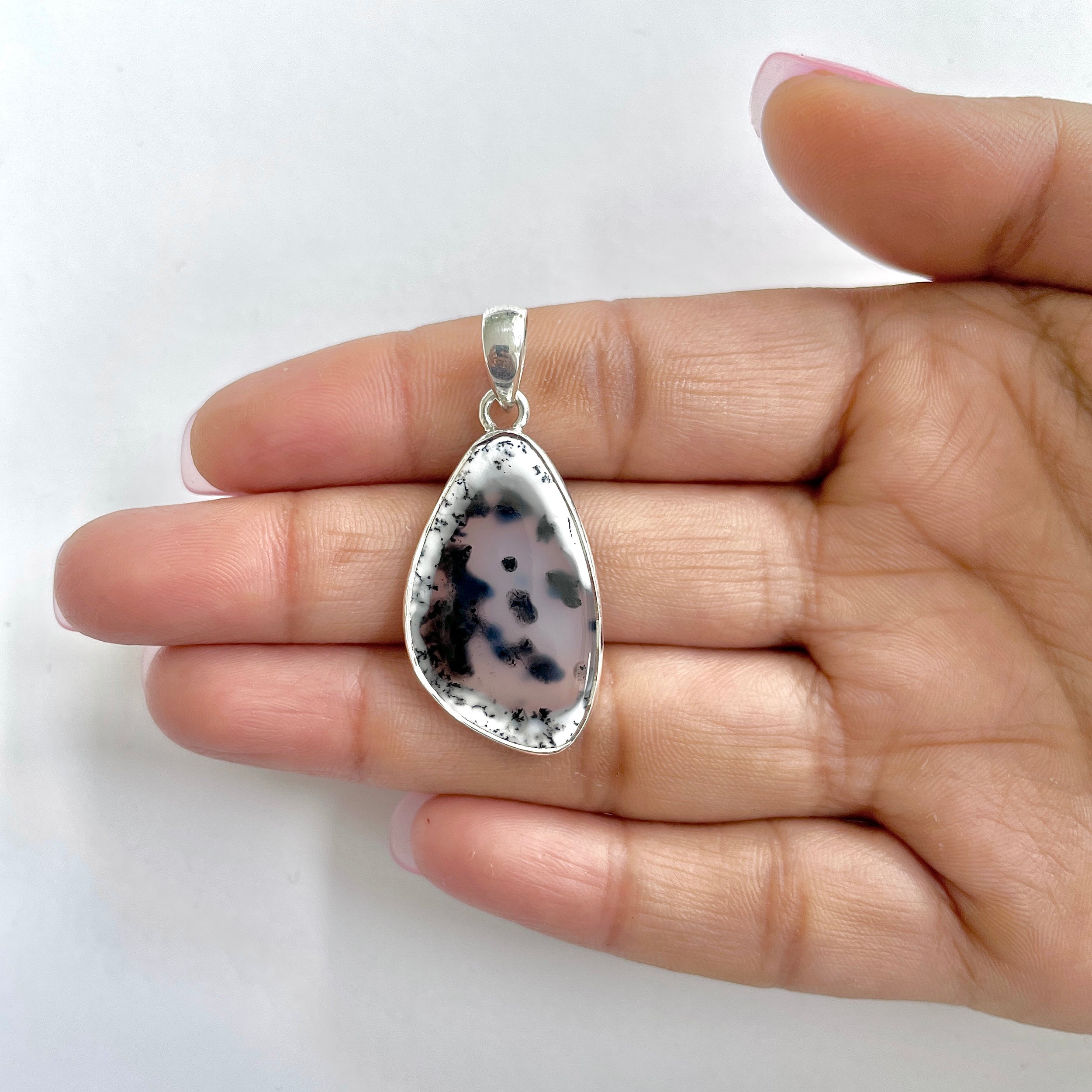 Dendritic Agate Pendant-(DDA-1-35)