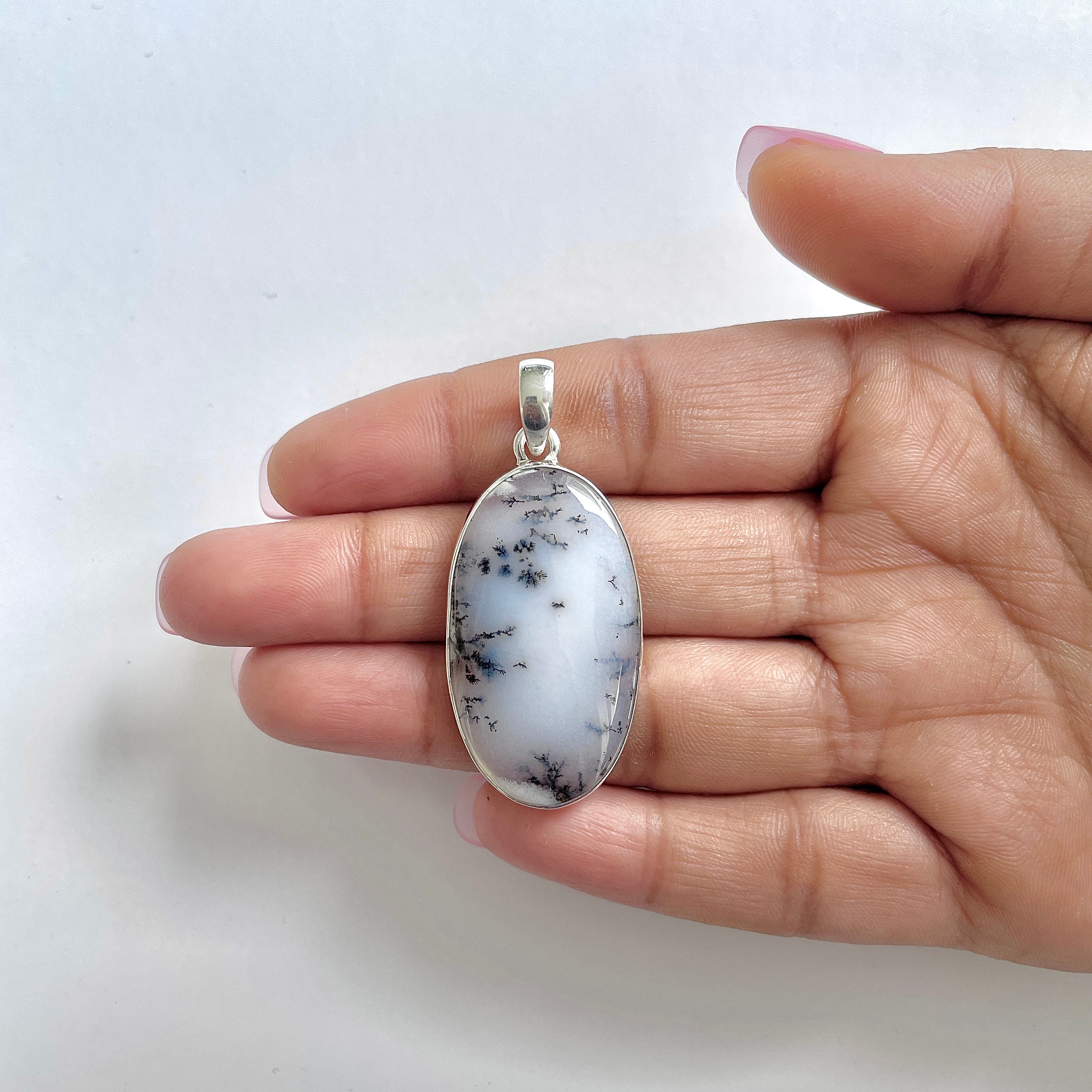 Dendritic Agate Pendant-(DDA-1-38)
