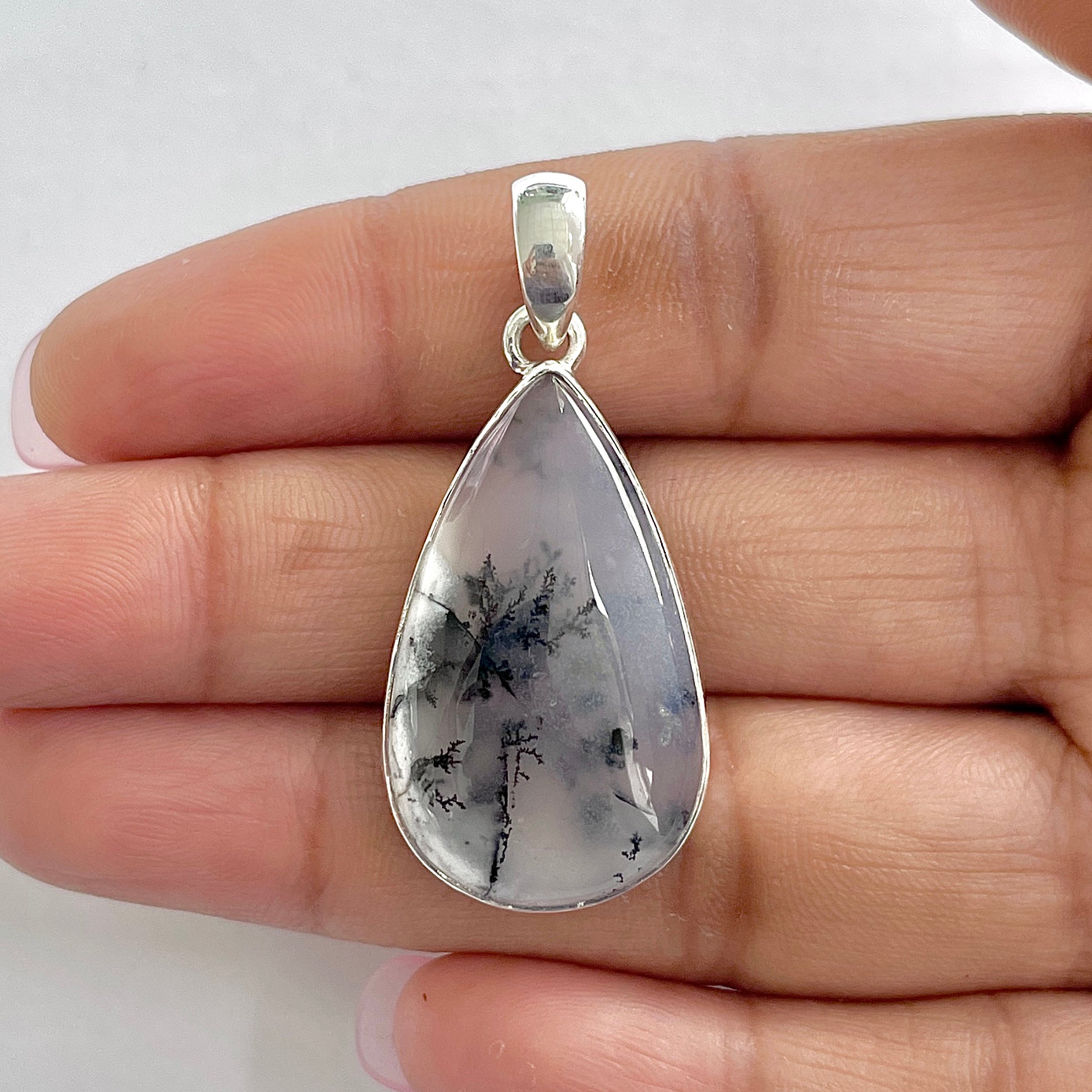 Dendritic Agate Pendant-(DDA-1-5)