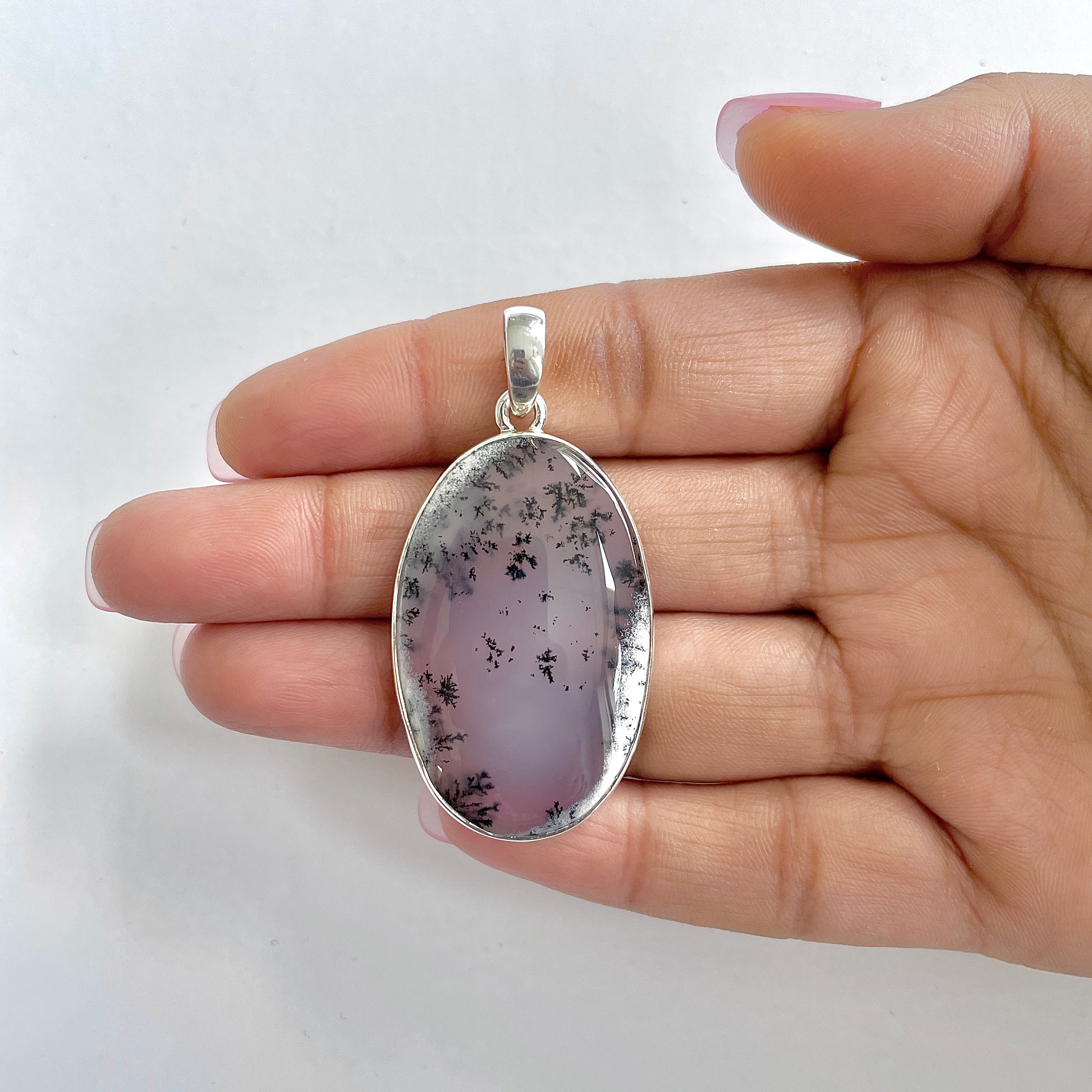 Dendritic Agate Pendant-(DDA-1-6)
