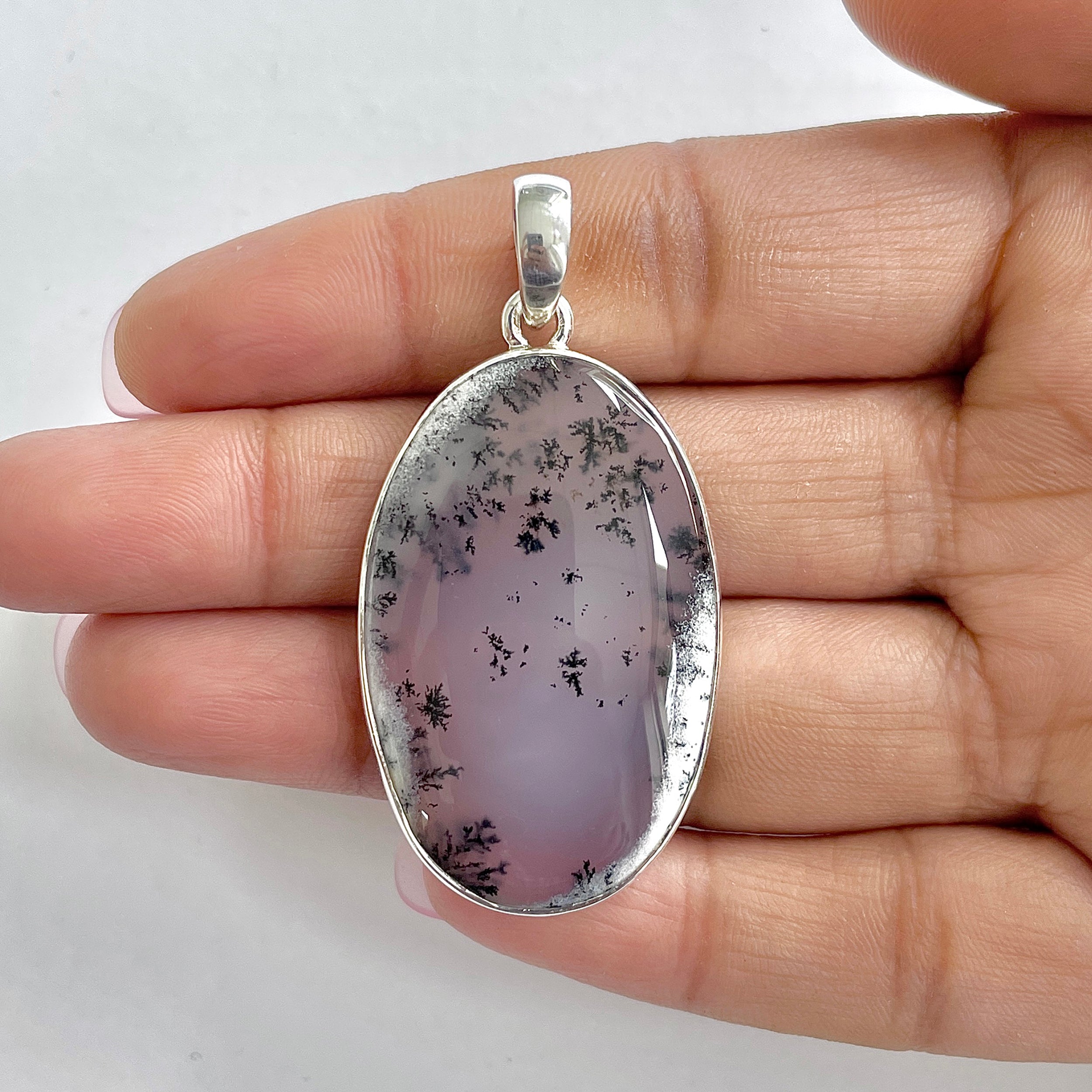 Dendritic Agate Pendant-(DDA-1-6)