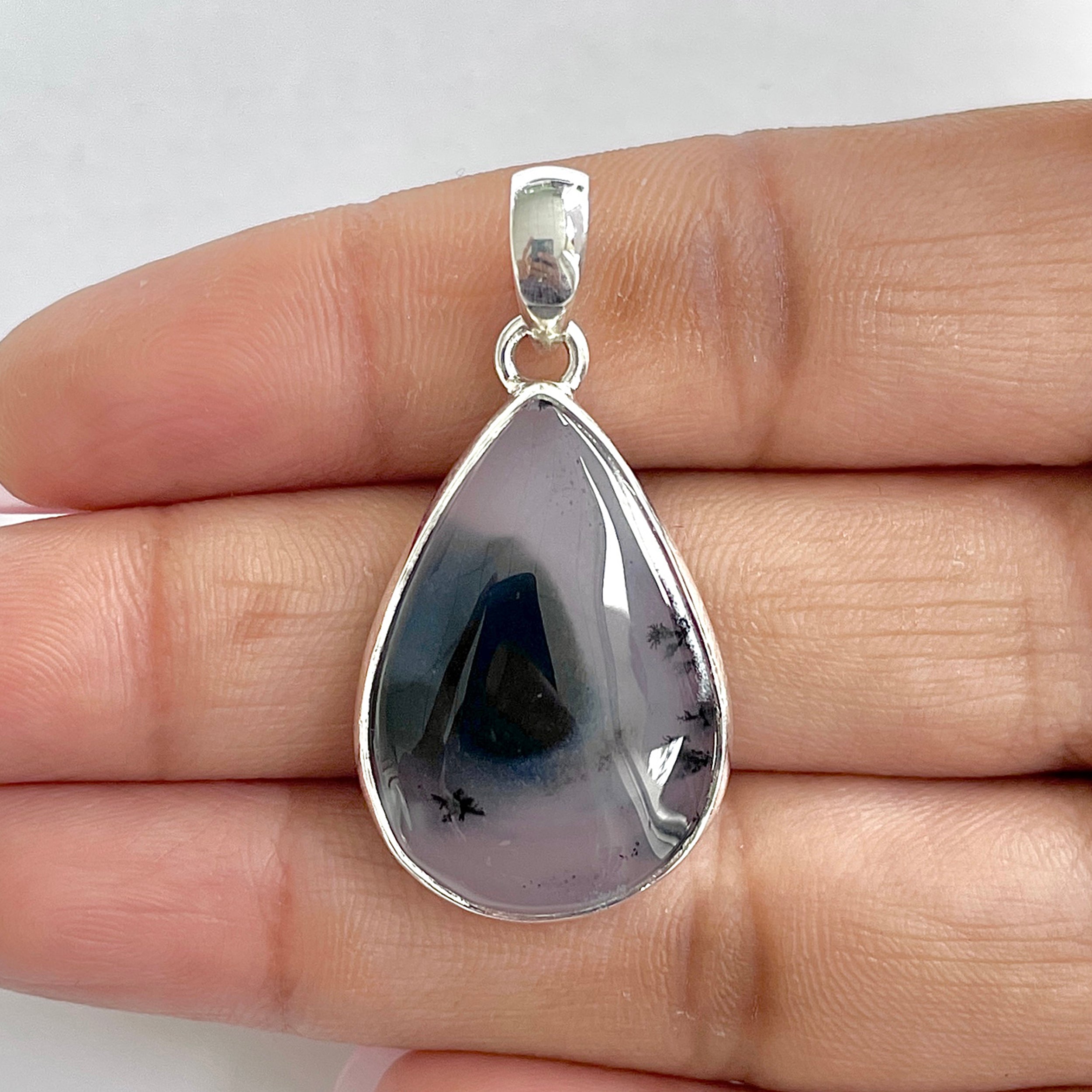 Dendritic Agate Pendant-(DDA-1-9)
