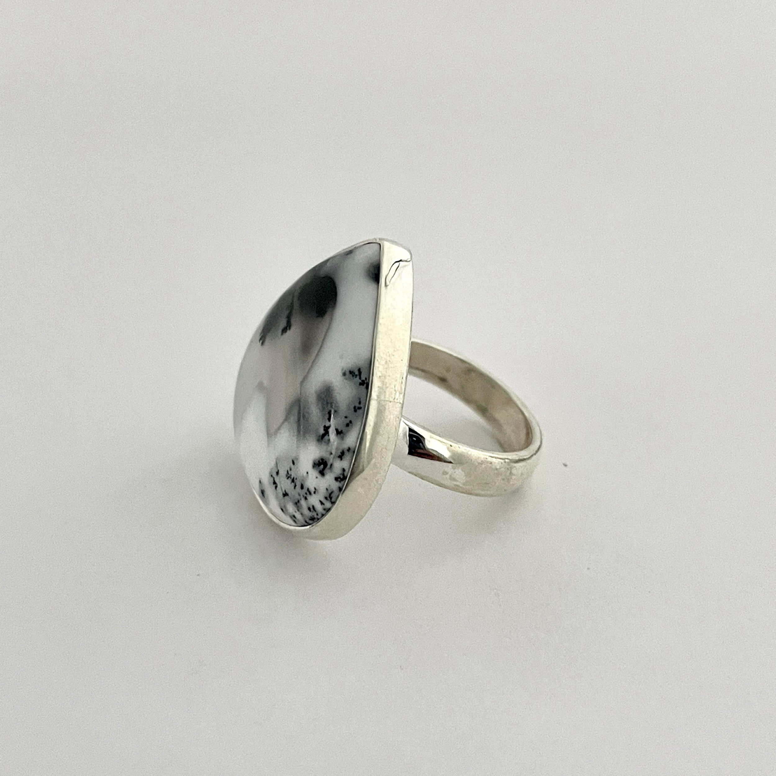 Dendritic Agate Ring-(DDA-2-15)