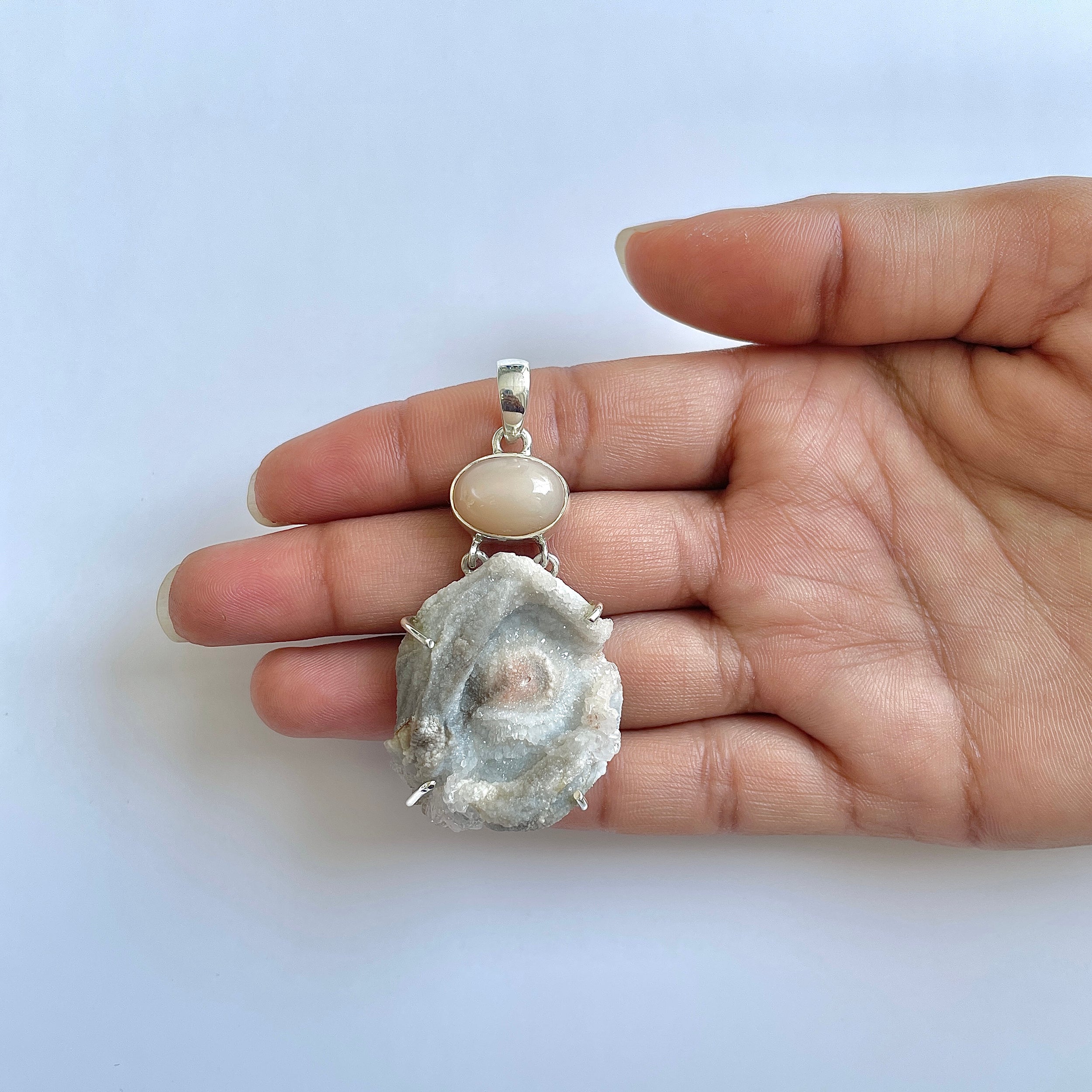 Desert Druzy Pendant-(DDZ-1-26)