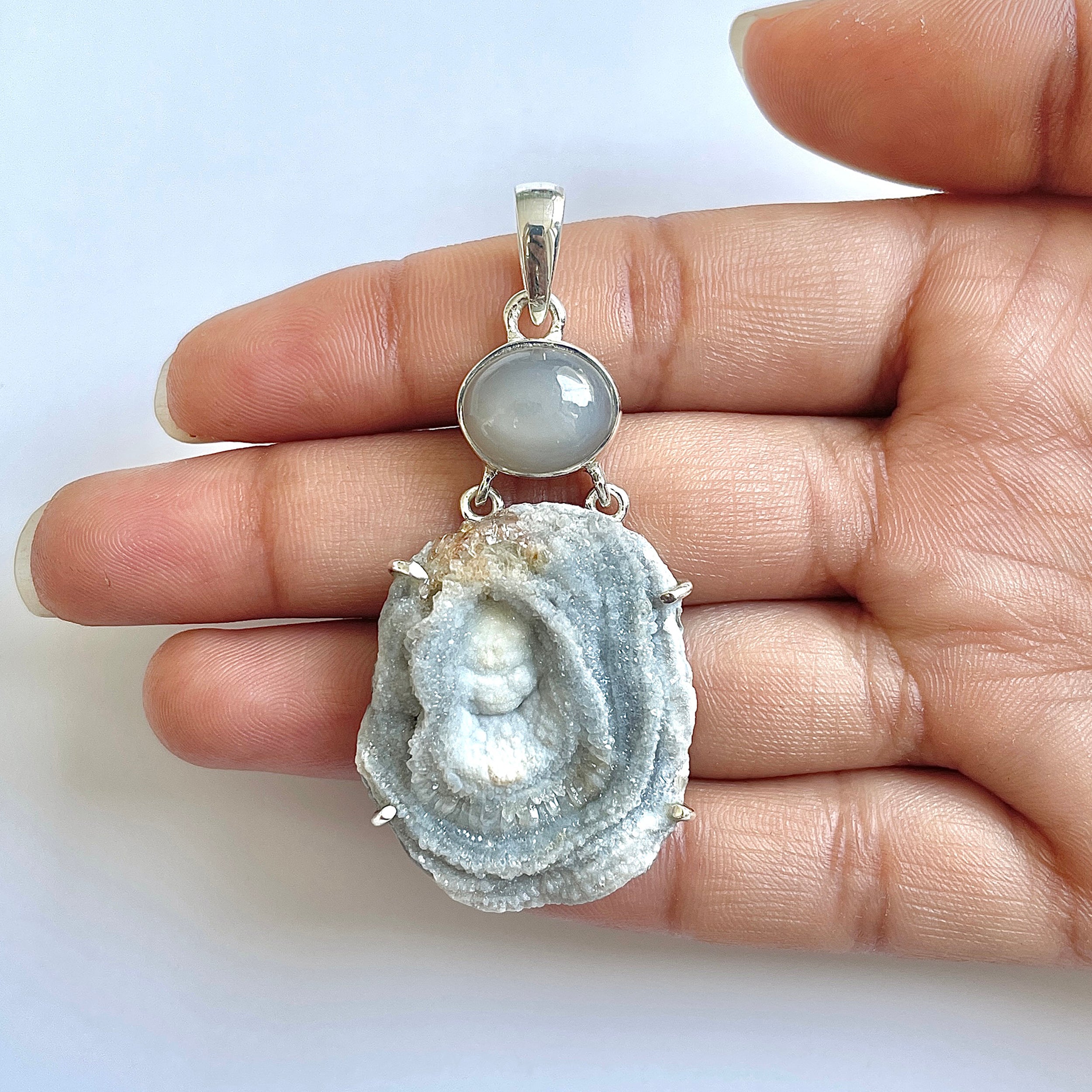 Desert Druzy Pendant-(DDZ-1-5)