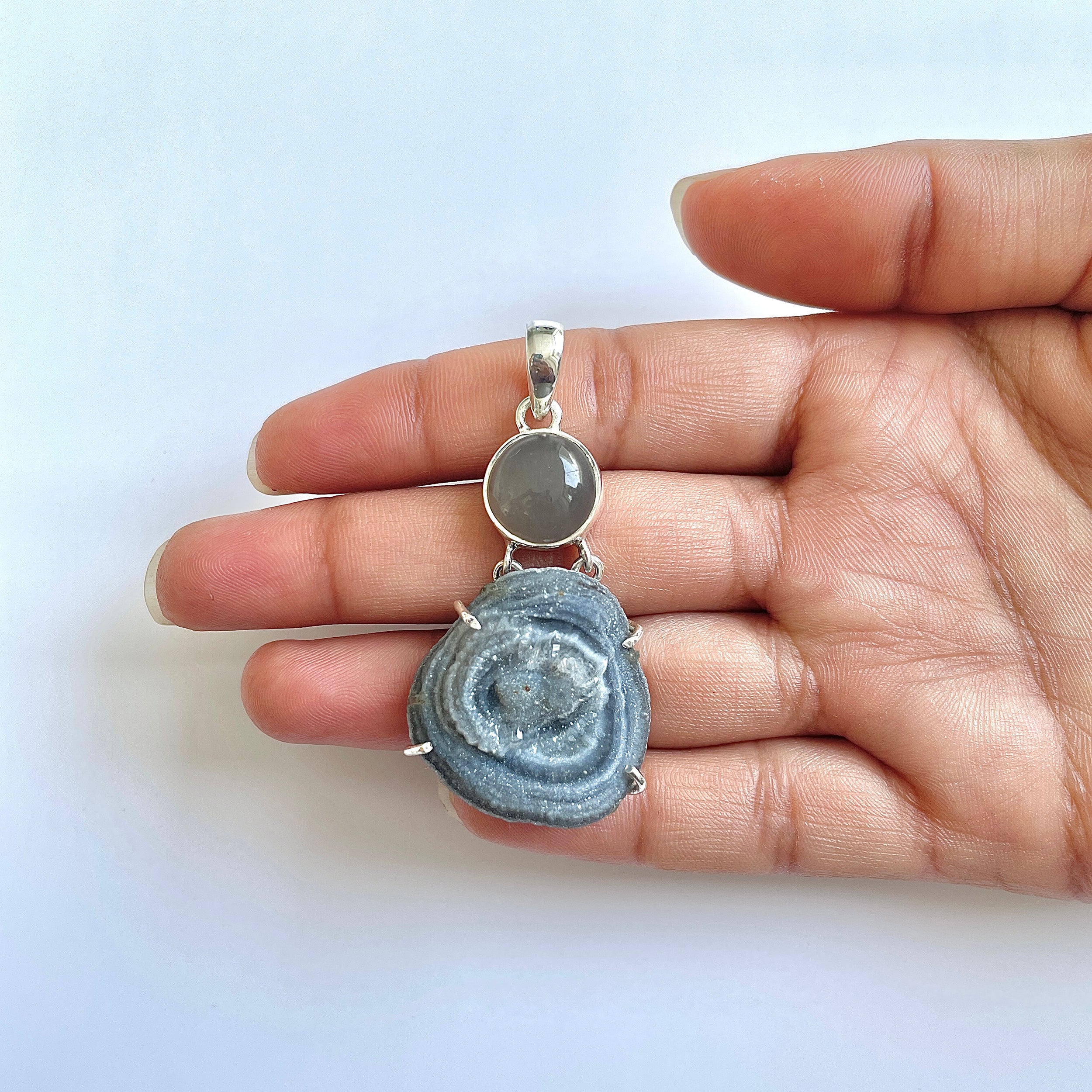 Desert Druzy Pendant-(DDZ-1-50)