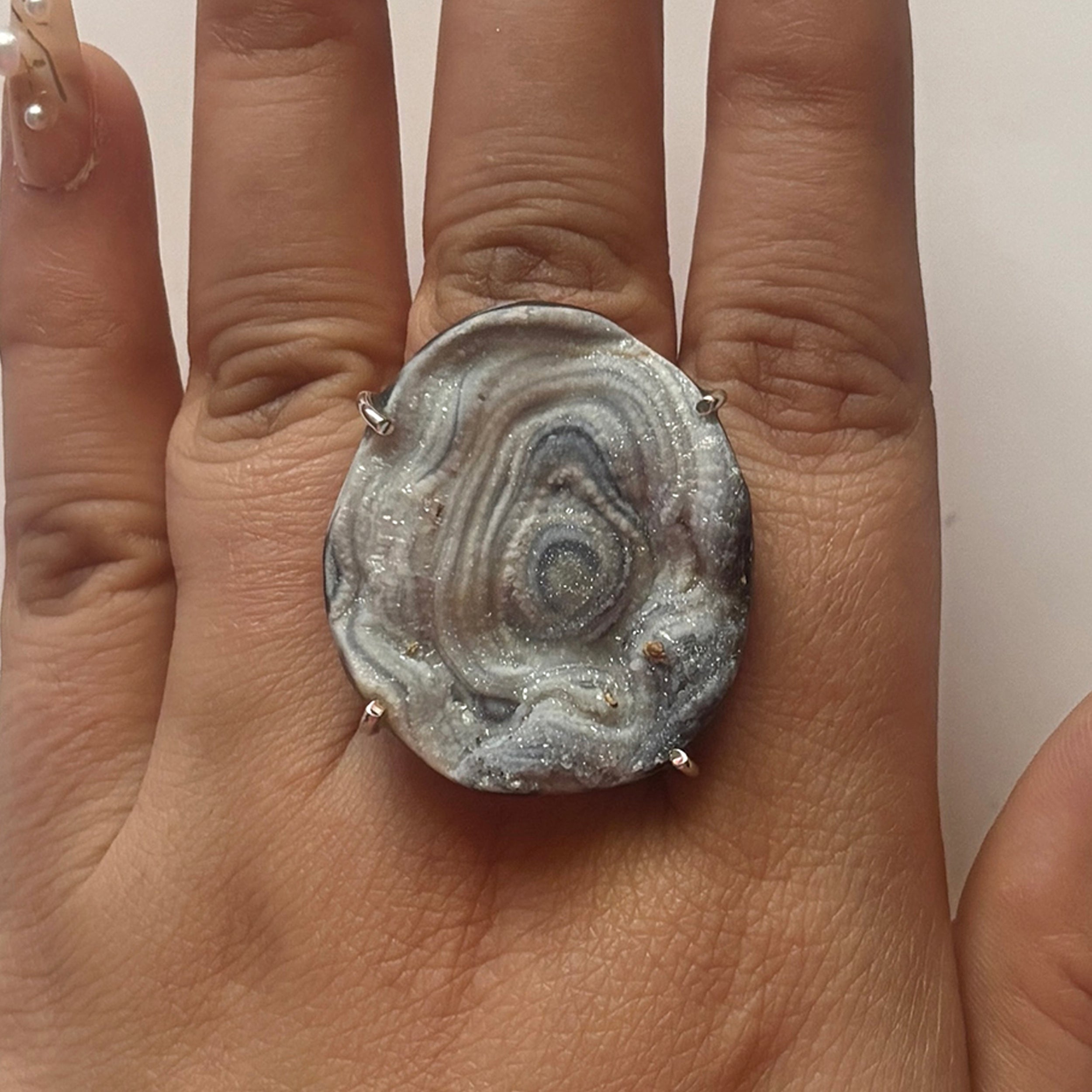 Desert Druzy Ring-(DDZ-2-1)