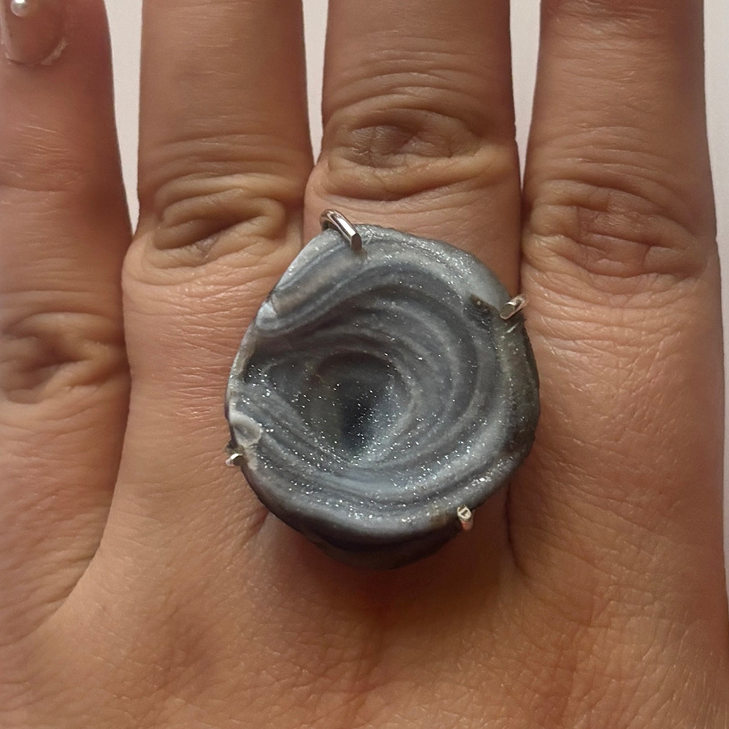 Desert Druzy Ring-(DDZ-2-12)