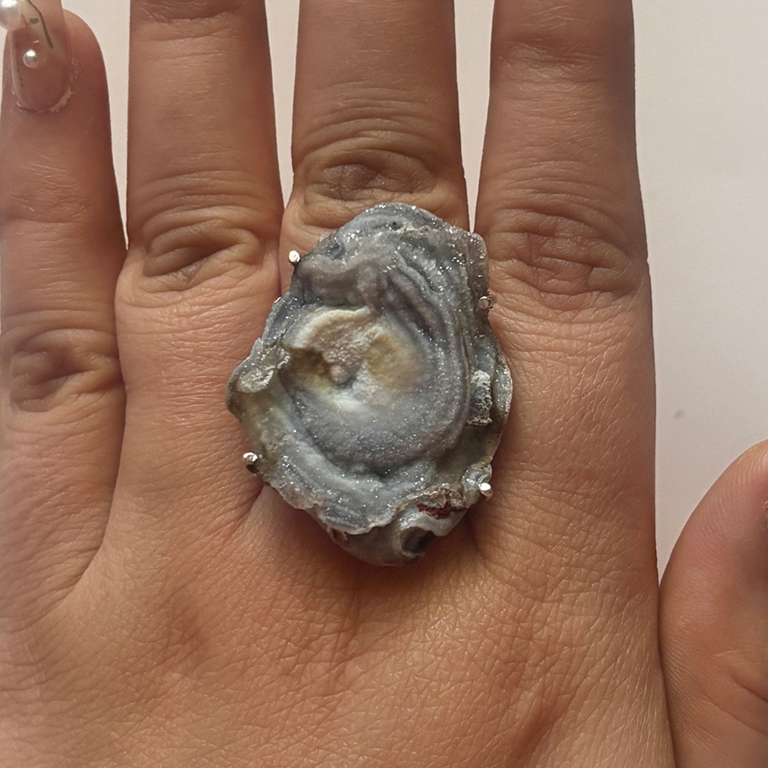 Desert Druzy Ring-(DDZ-2-13)