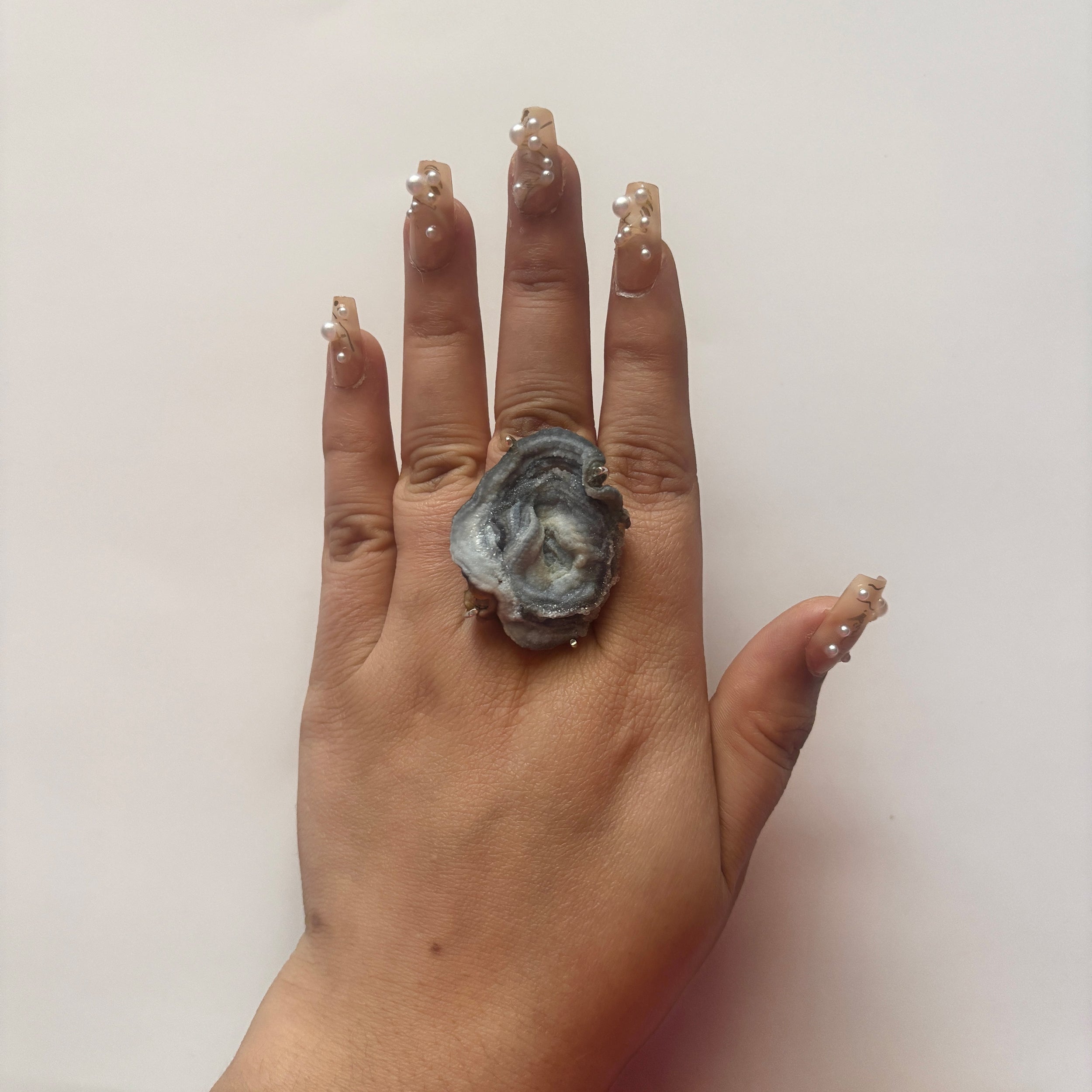 Desert Druzy Ring-(DDZ-2-16)