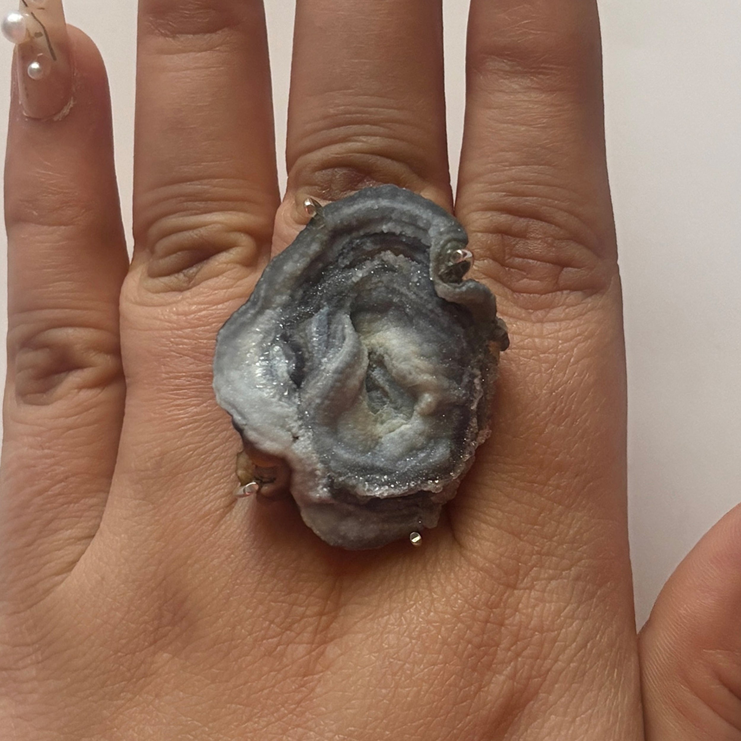 Desert Druzy Ring-(DDZ-2-16)