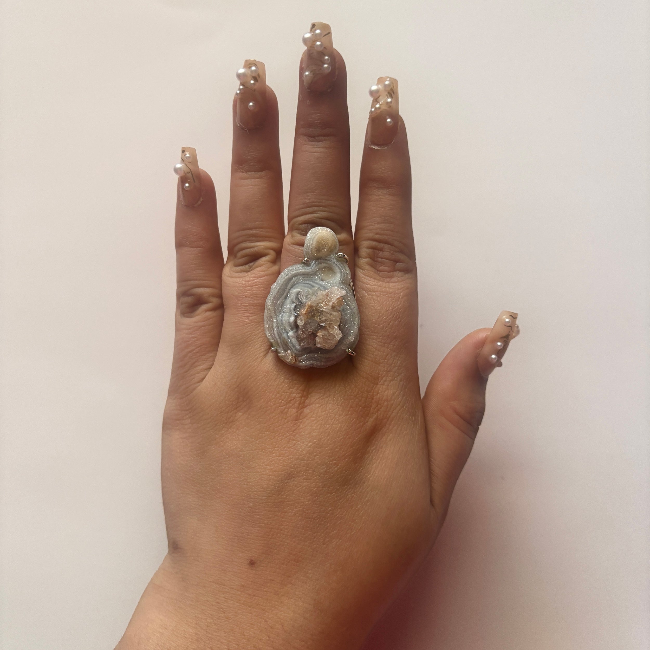 Desert Druzy Ring-(DDZ-2-17)