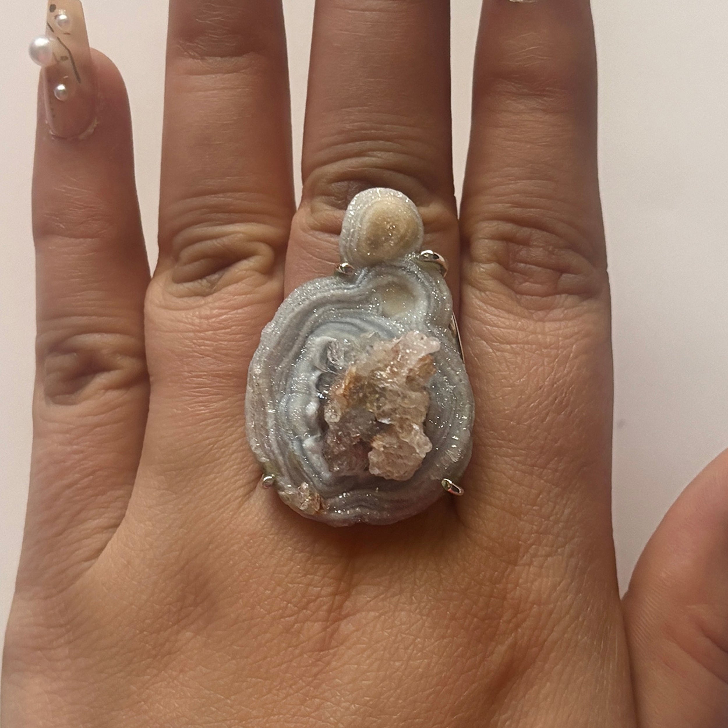 Desert Druzy Ring-(DDZ-2-17)