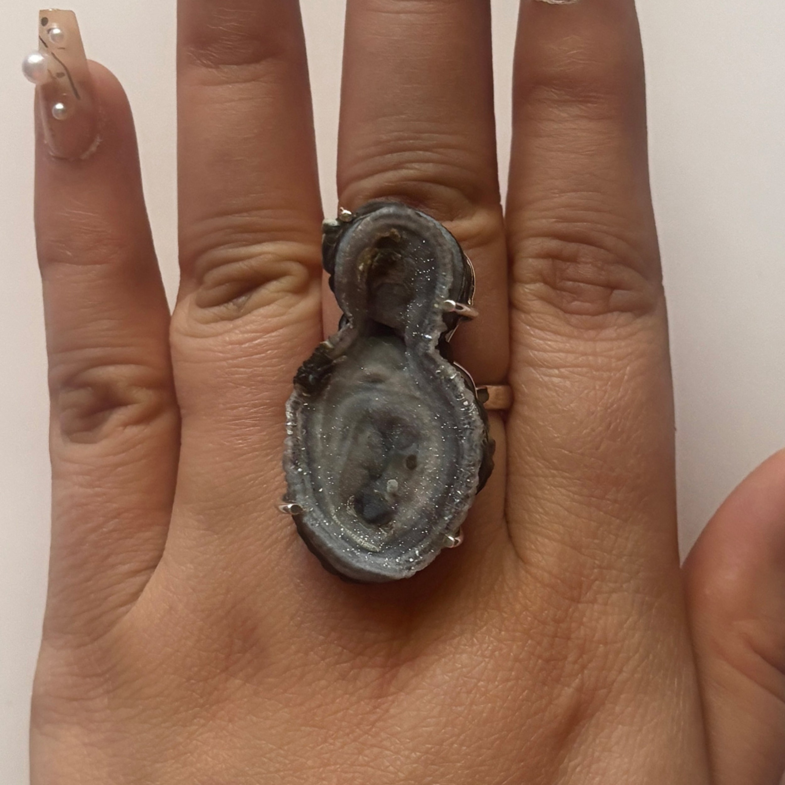 Desert Druzy Ring-(DDZ-2-2)