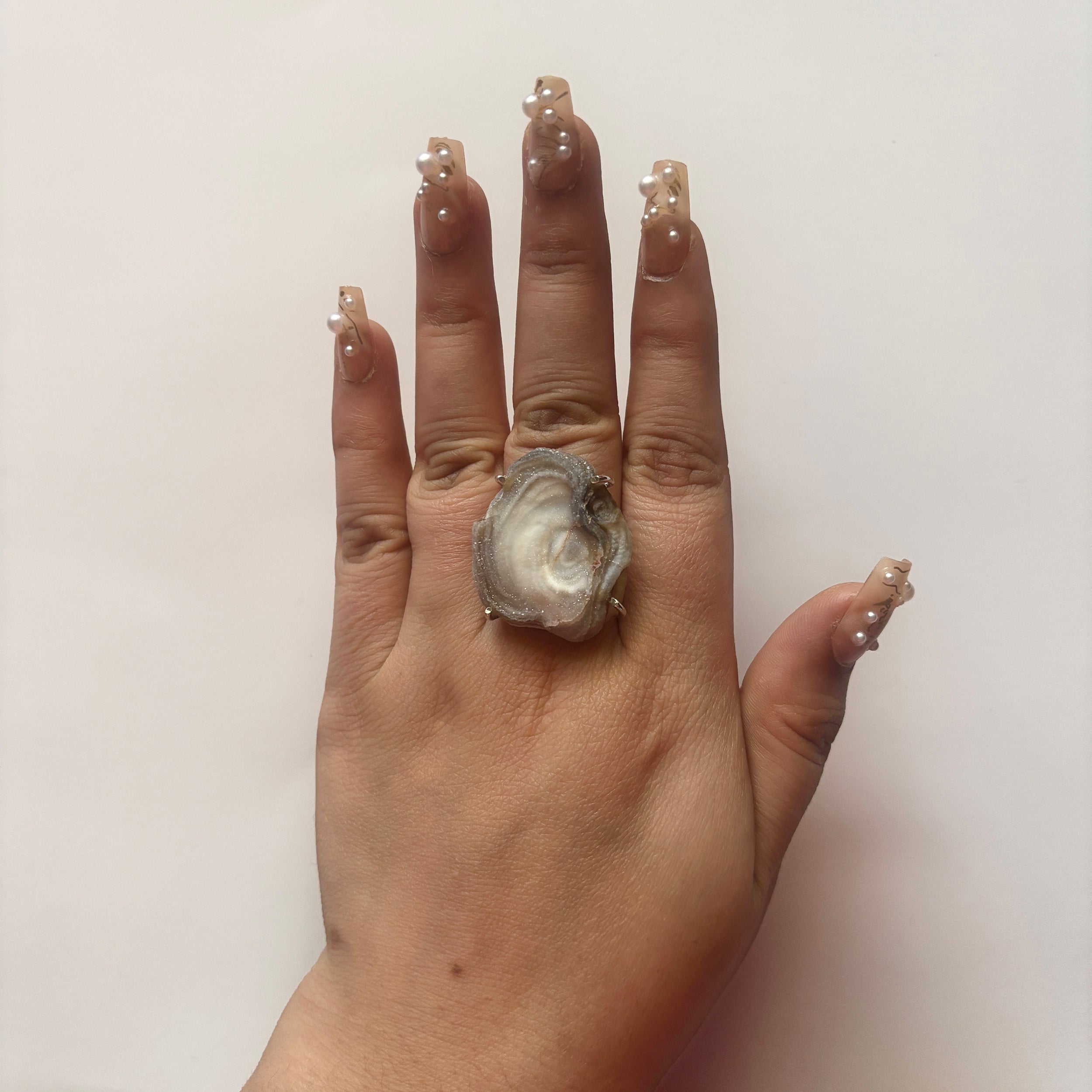 Desert Druzy Ring-(DDZ-2-5)