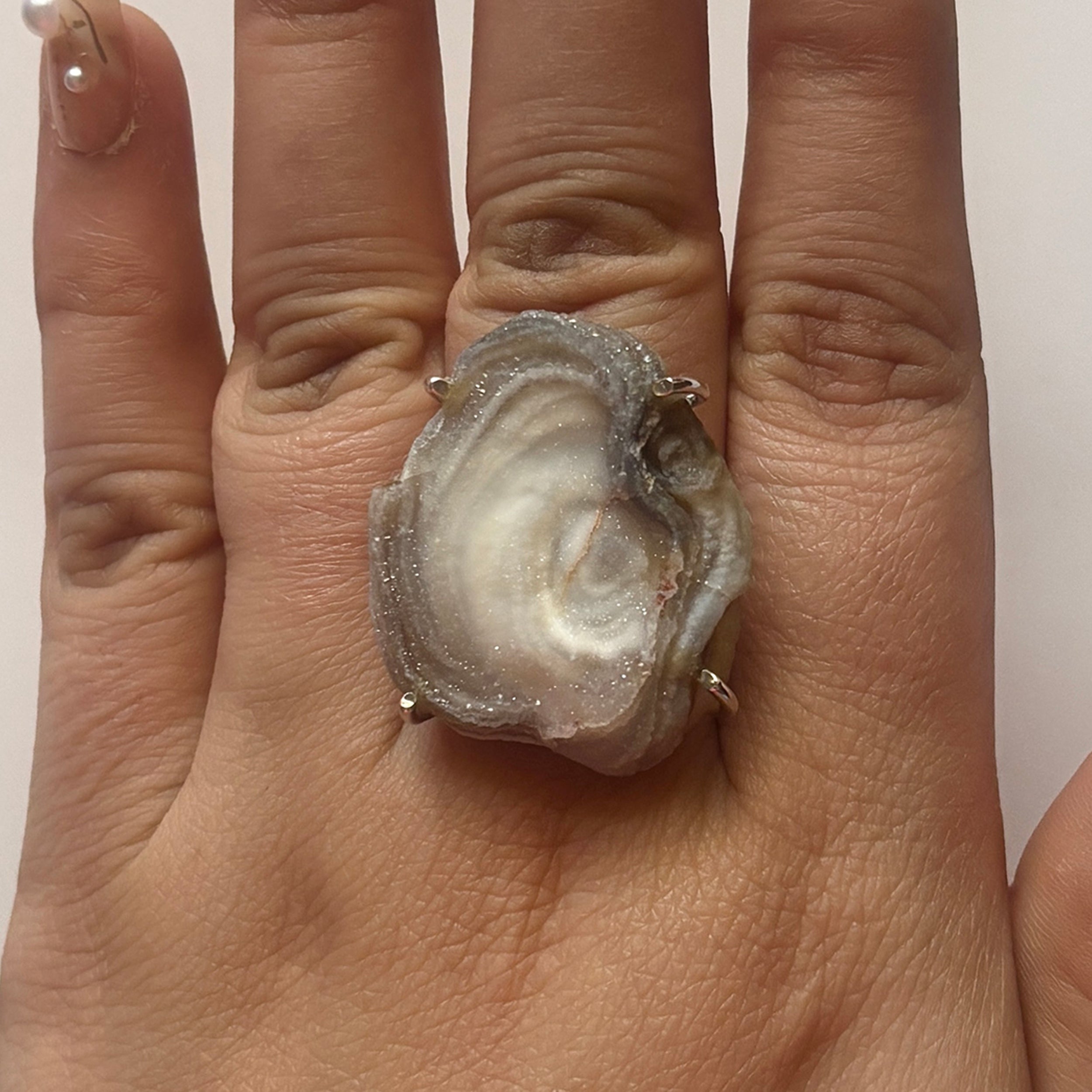 Desert Druzy Ring-(DDZ-2-5)