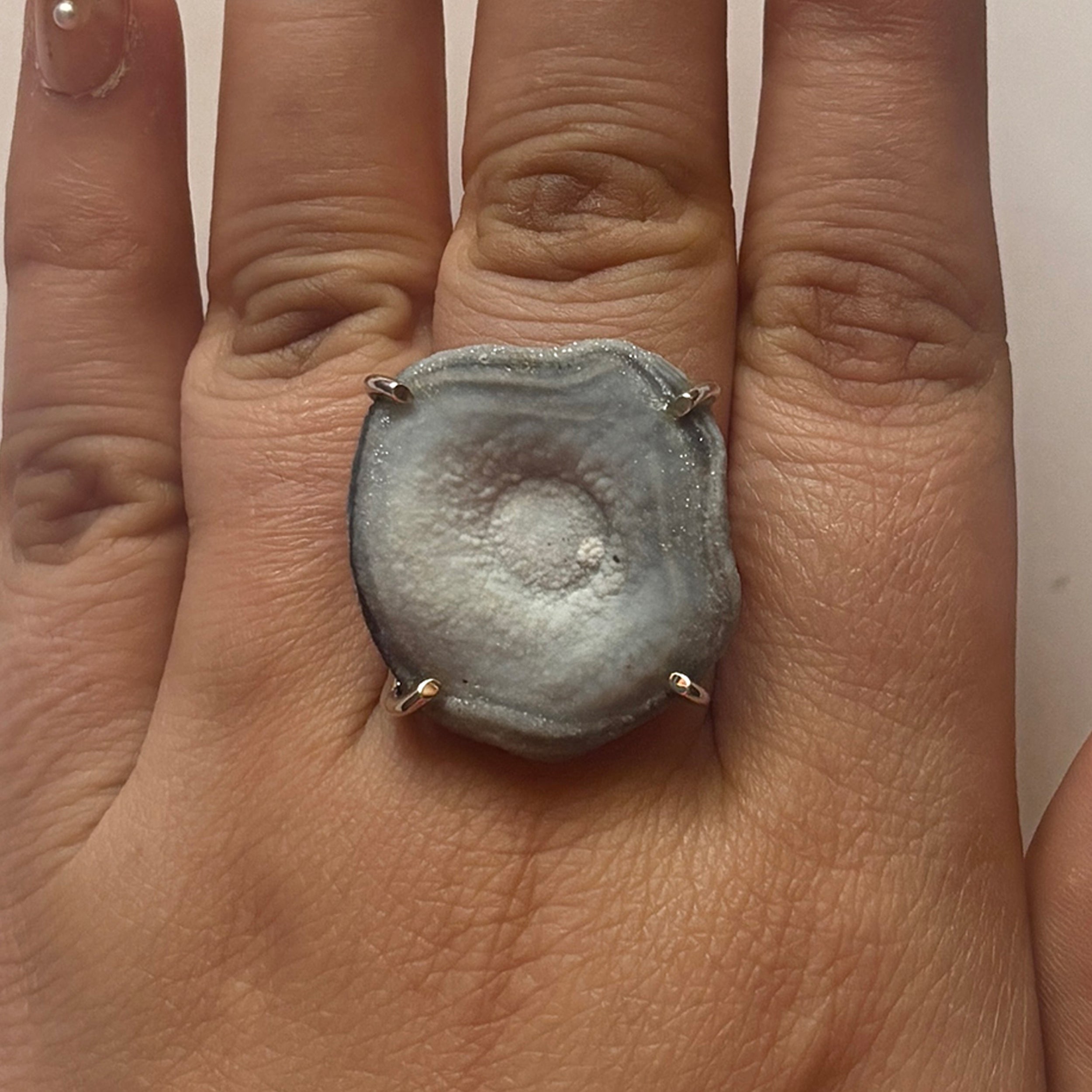 Desert Druzy Ring-(DDZ-2-7)