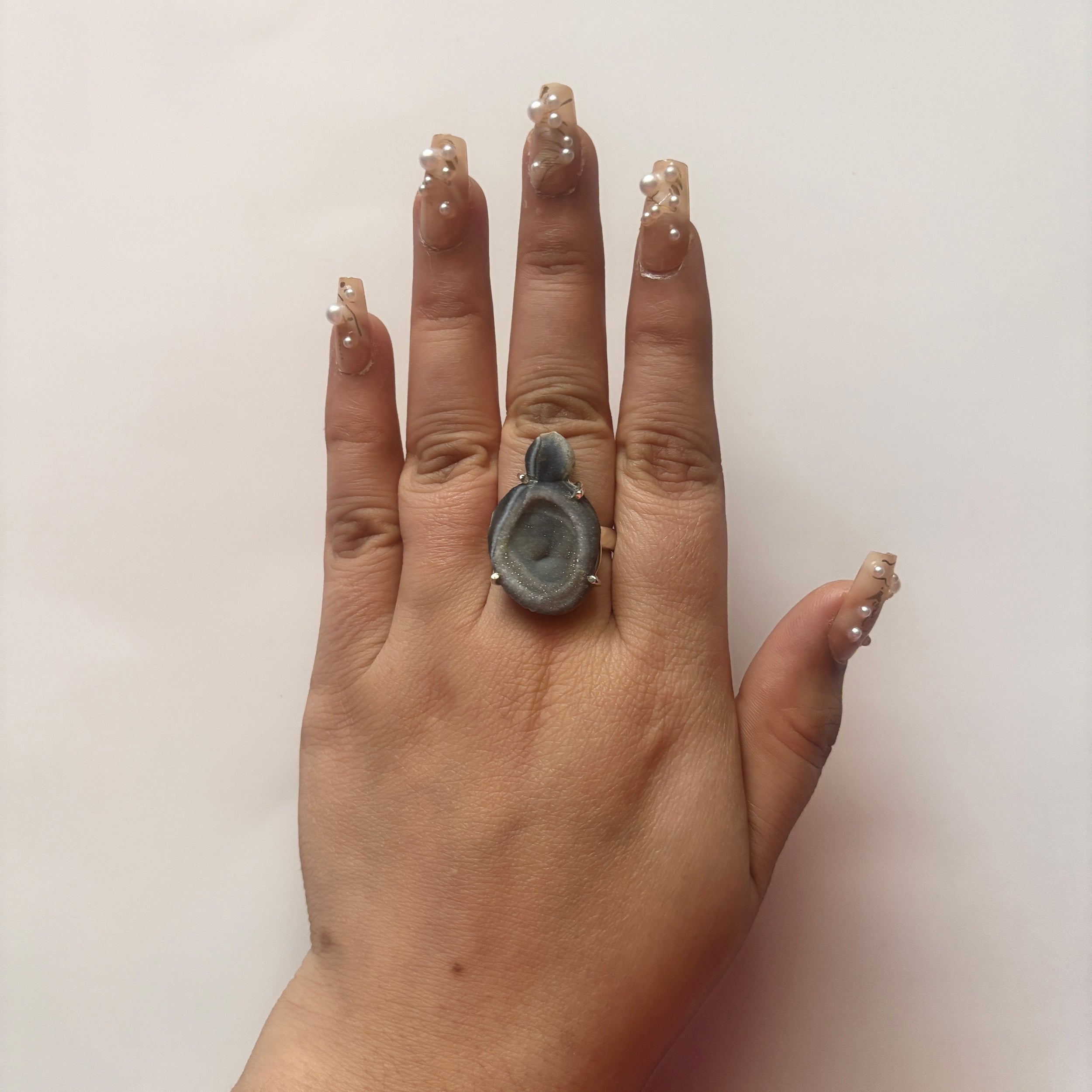 Desert Druzy Ring-(DDZ-2-8)