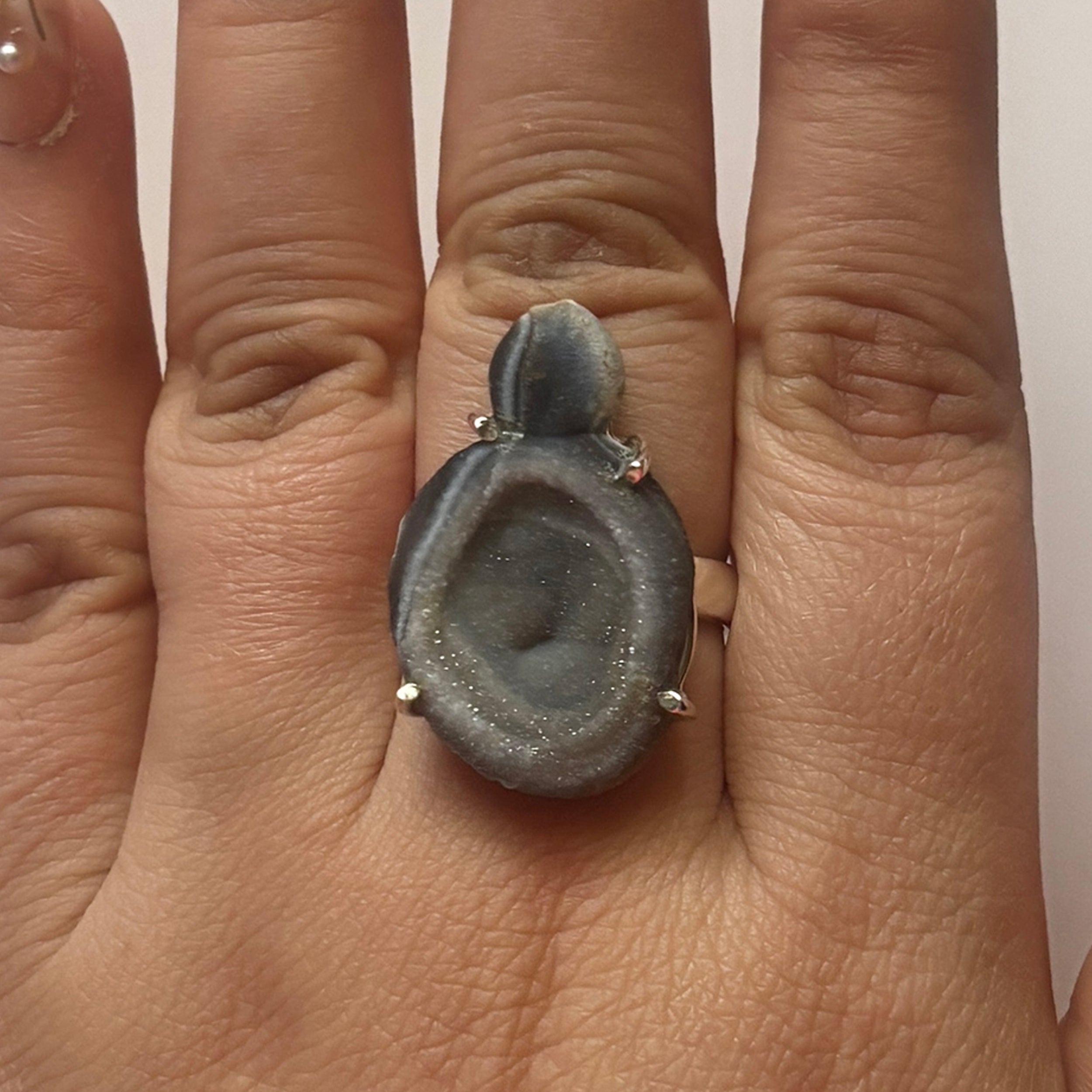 Desert Druzy Ring-(DDZ-2-8)