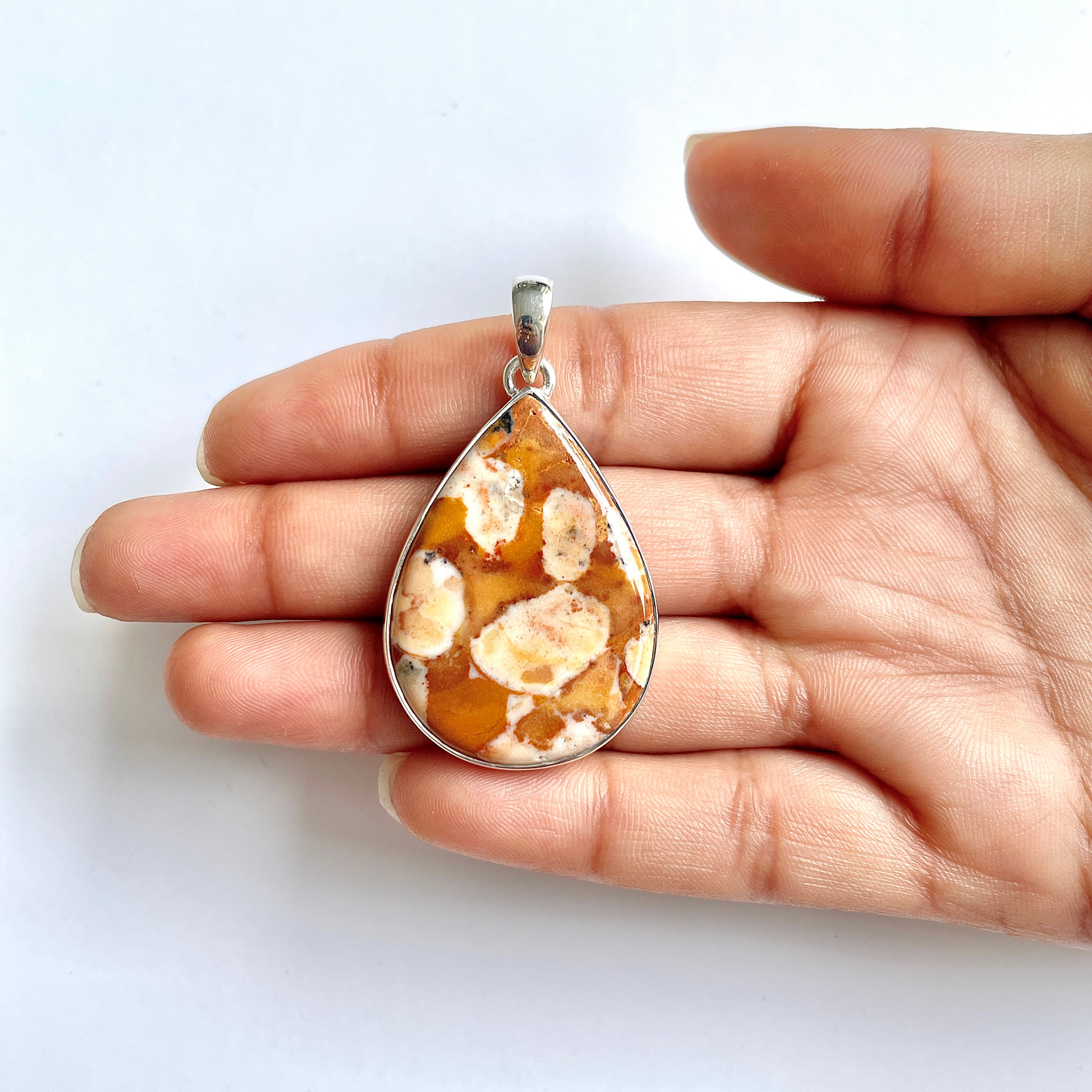 Deerfawn Jasper Pendant-(DFJ-1-5)